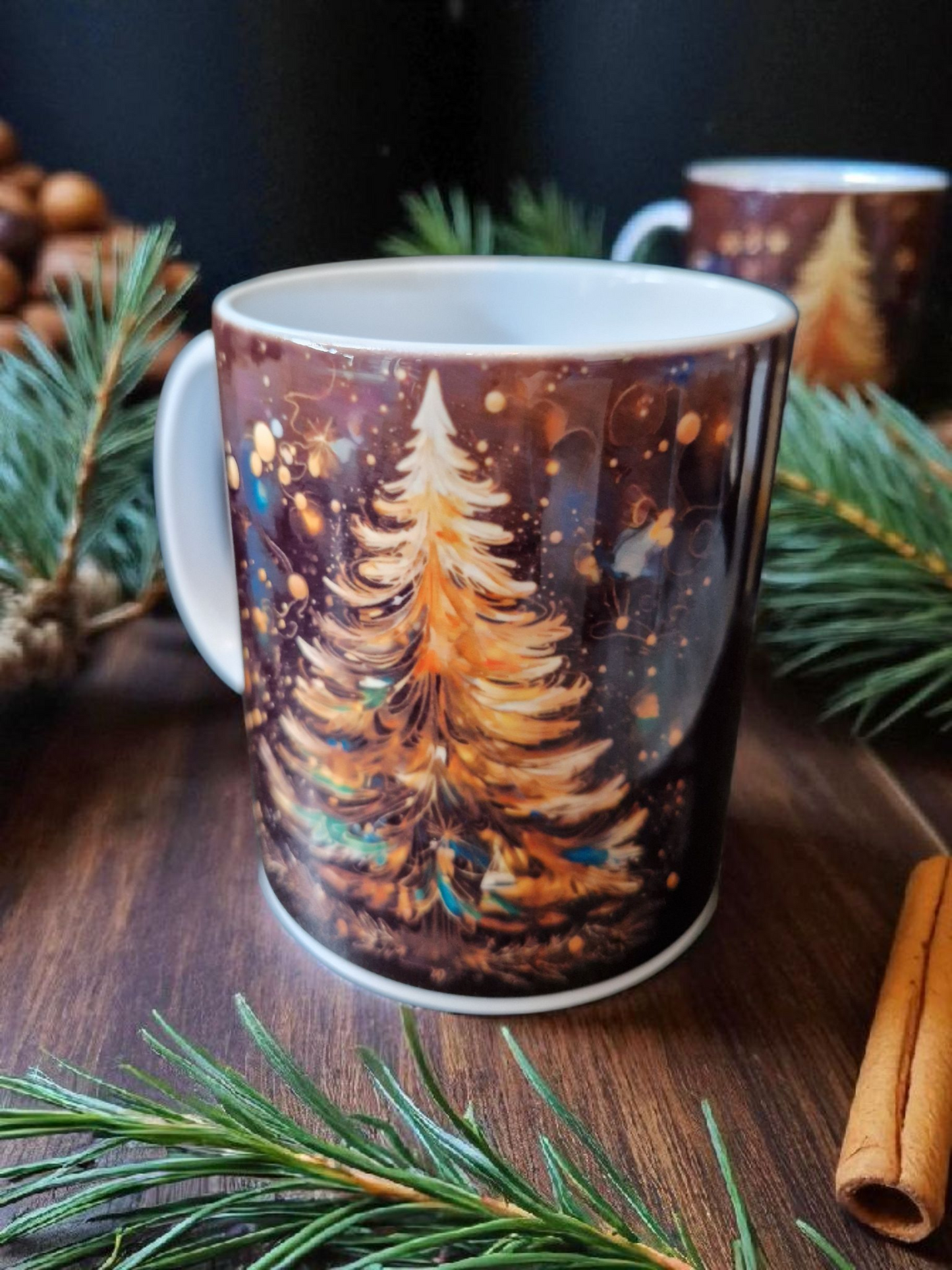 Christmas tree mug