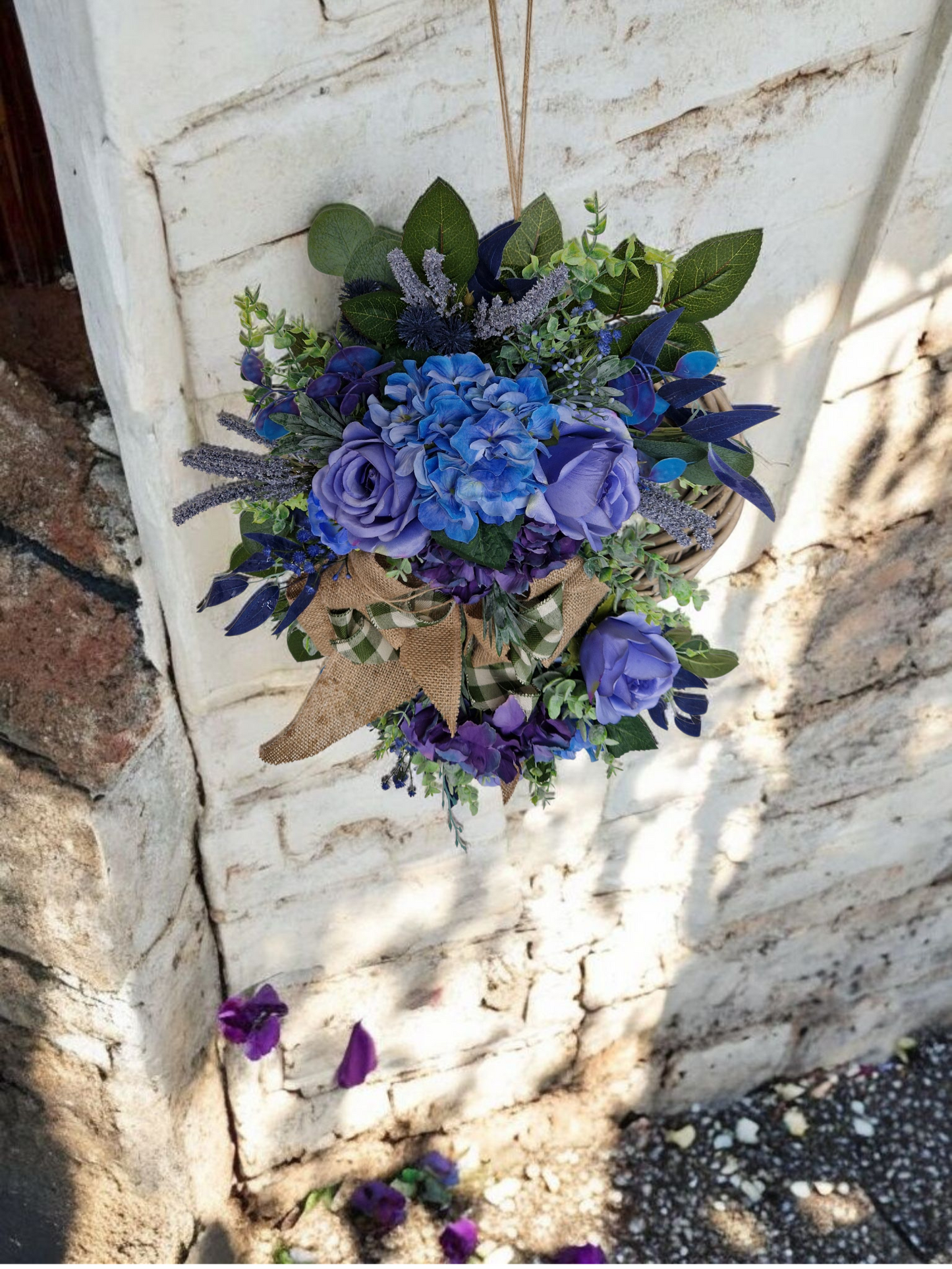 Flower door wreath