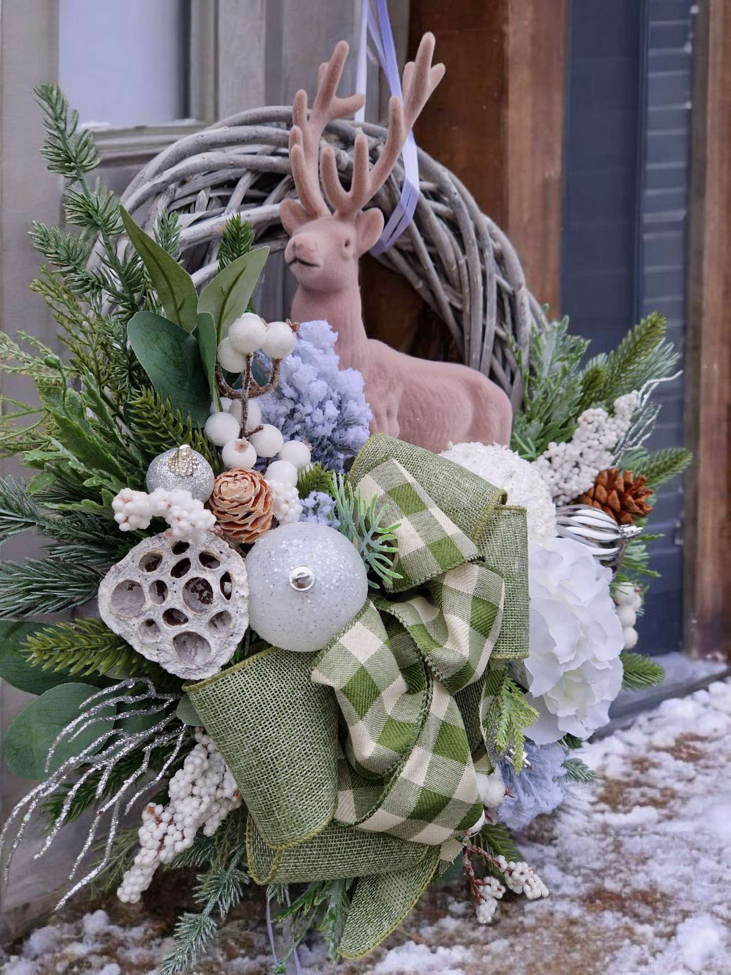 Christmas door wreath