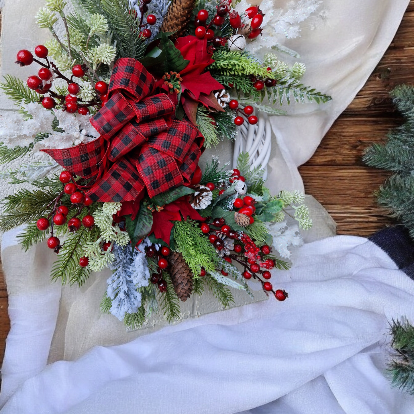 Christmas door wreath