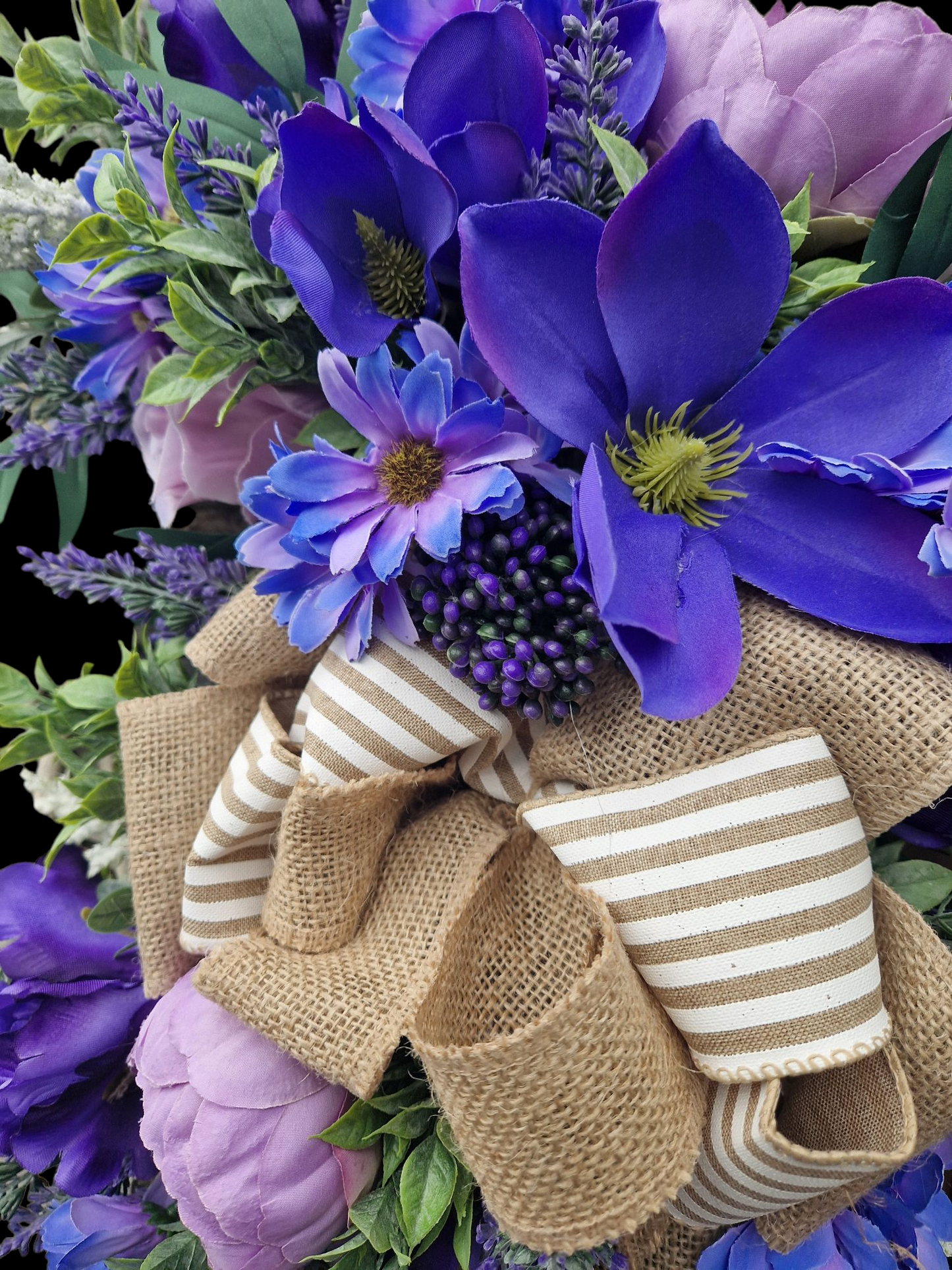 Flower door wreath