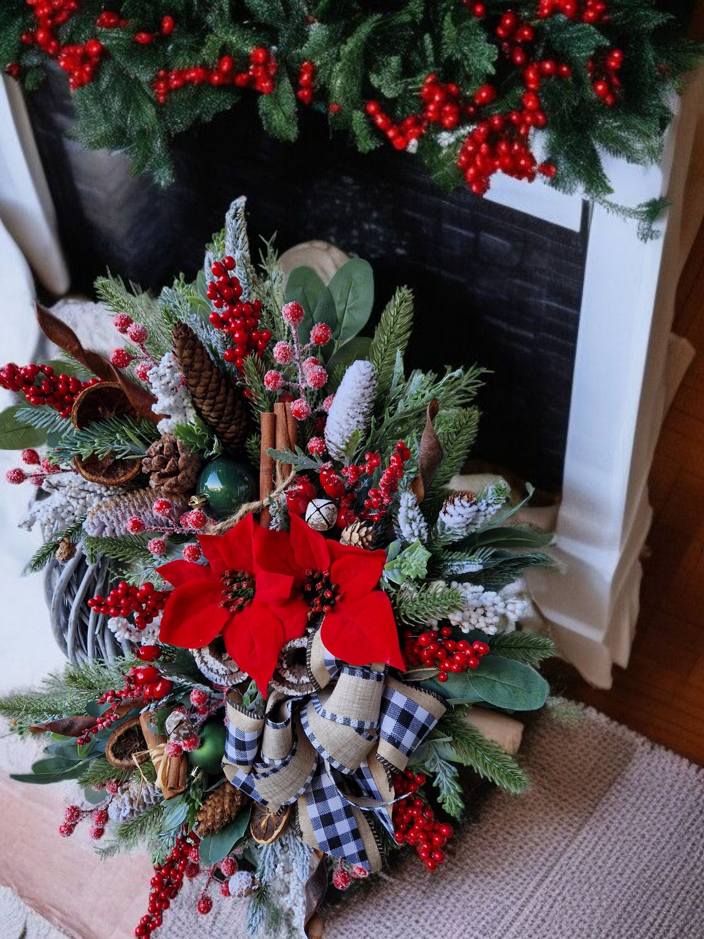 Christmas door wreath