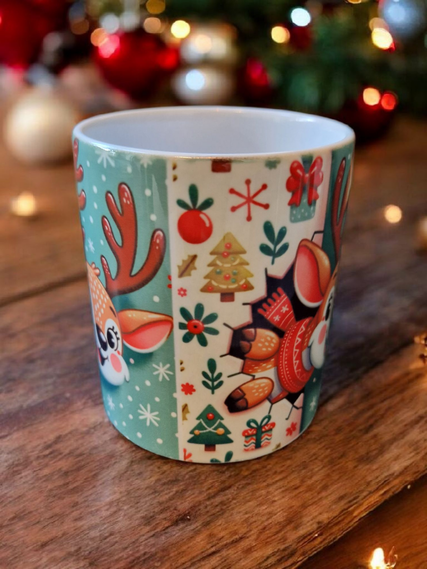 Funny Deer Christmas Mug