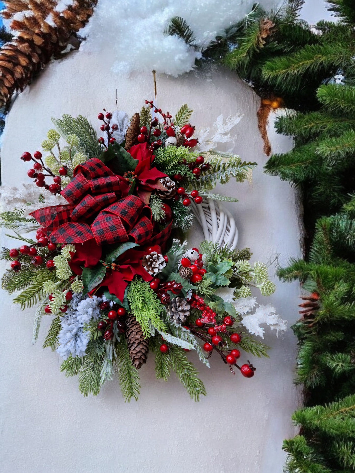 Christmas door wreath