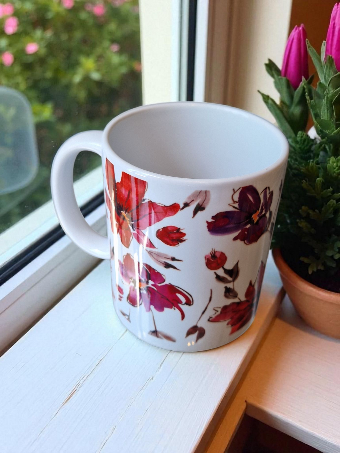 Floral mug