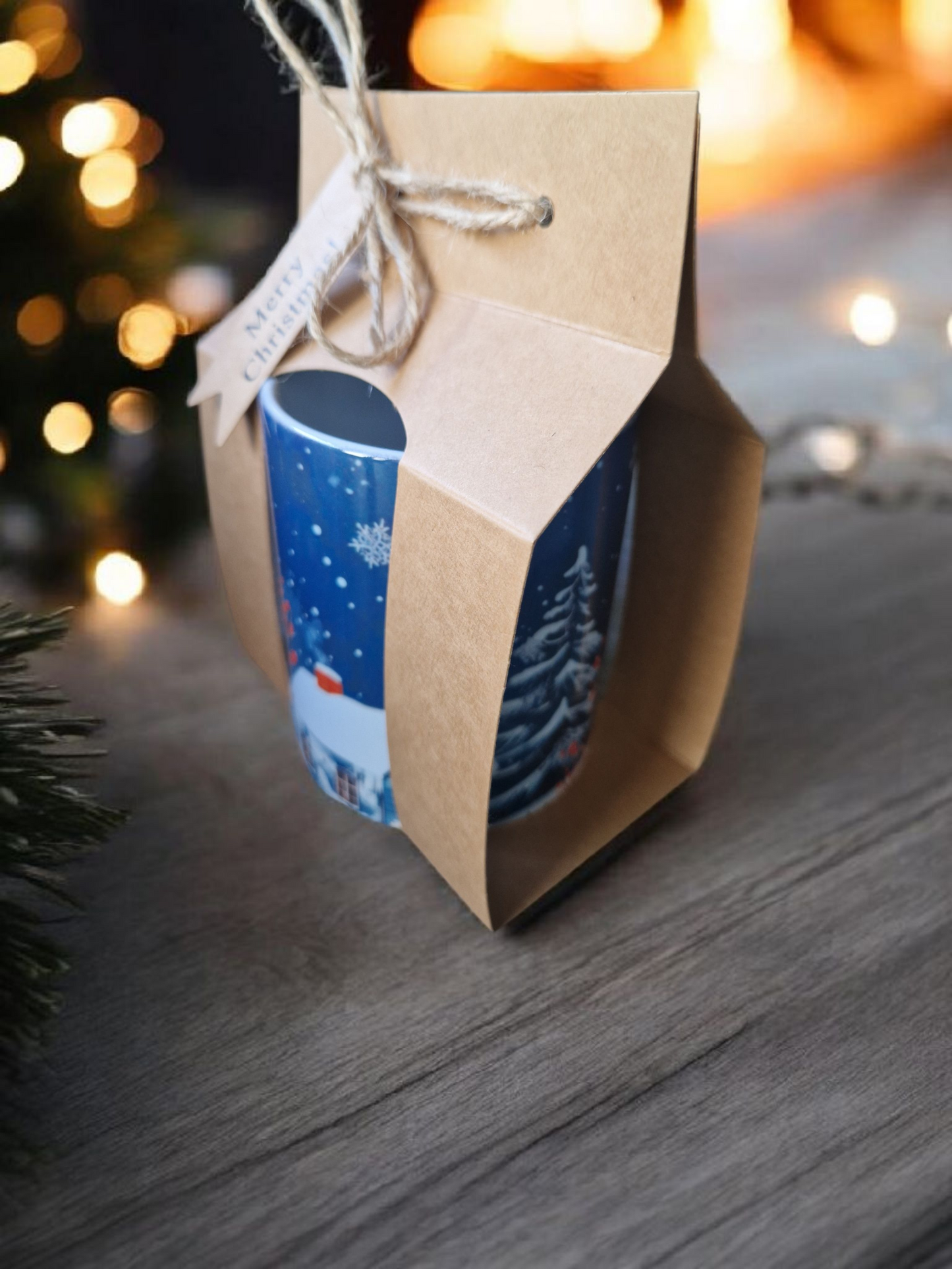 Winter scene mug gift