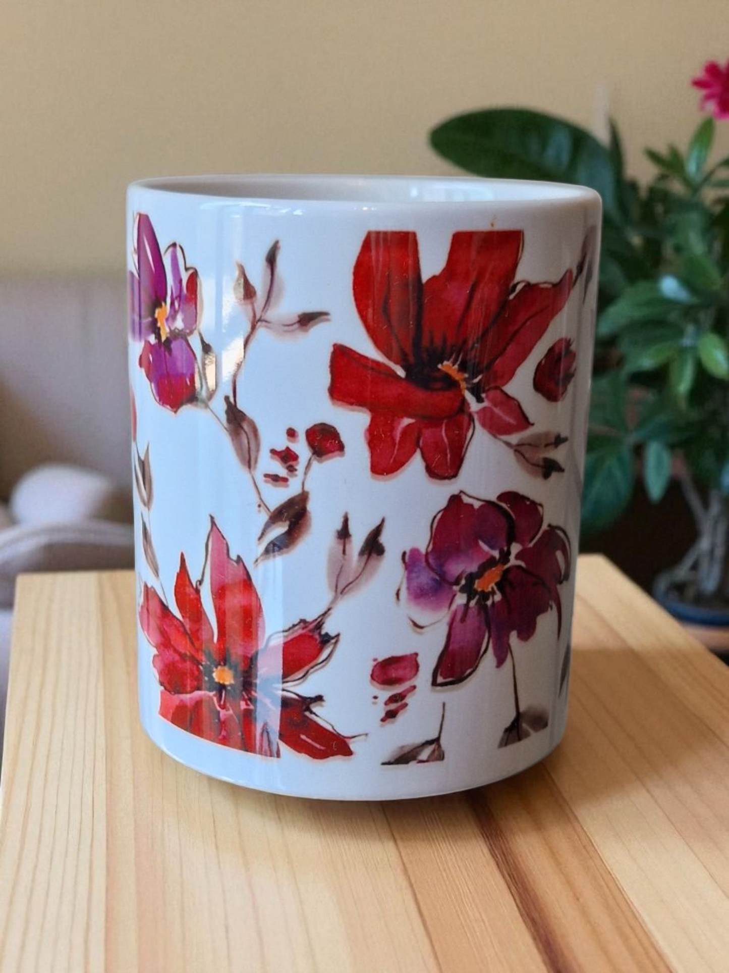 Floral mug