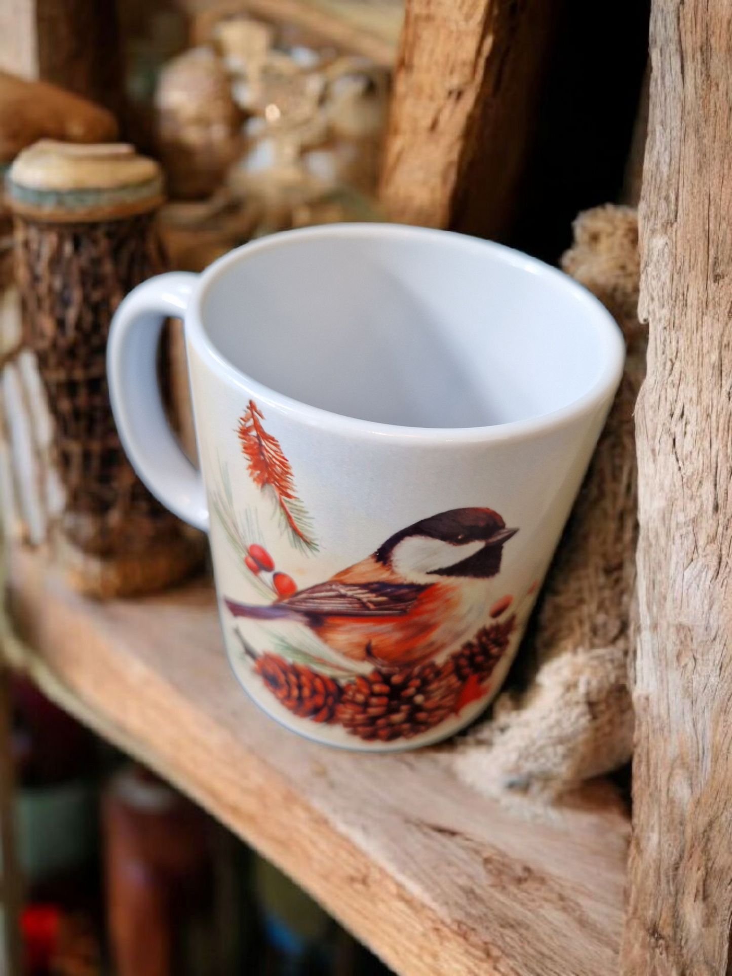 Christmas Cardinal gift mug