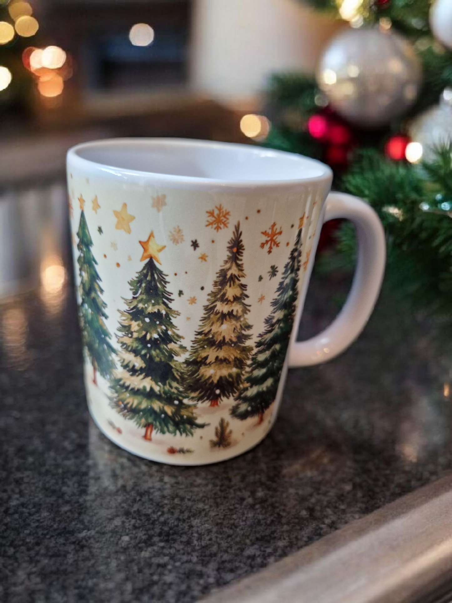 Christmas tree mug