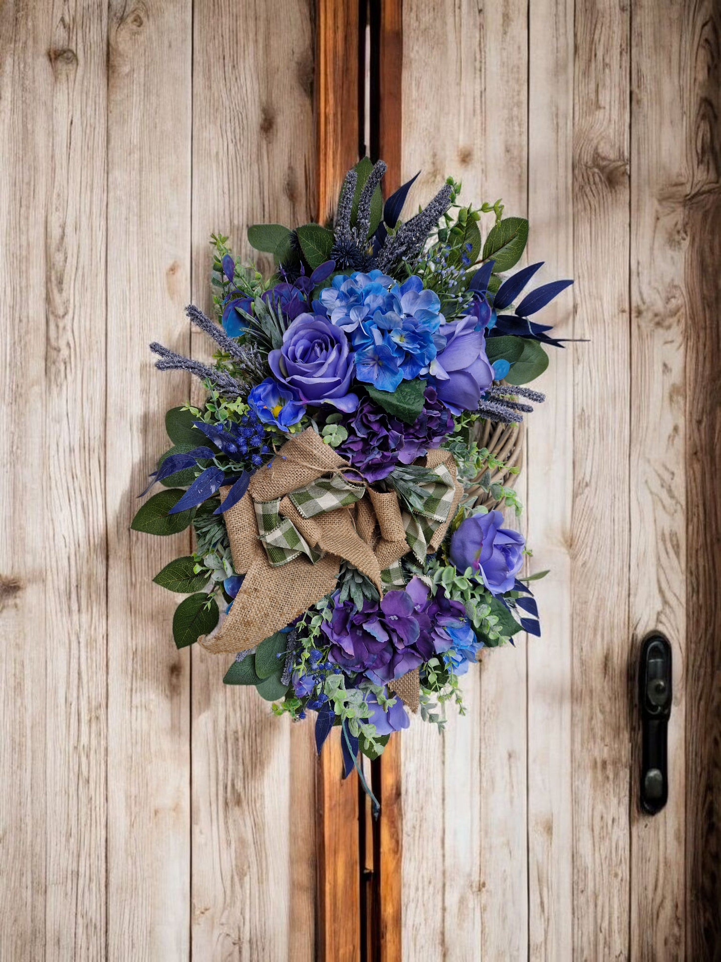 Flower door wreath