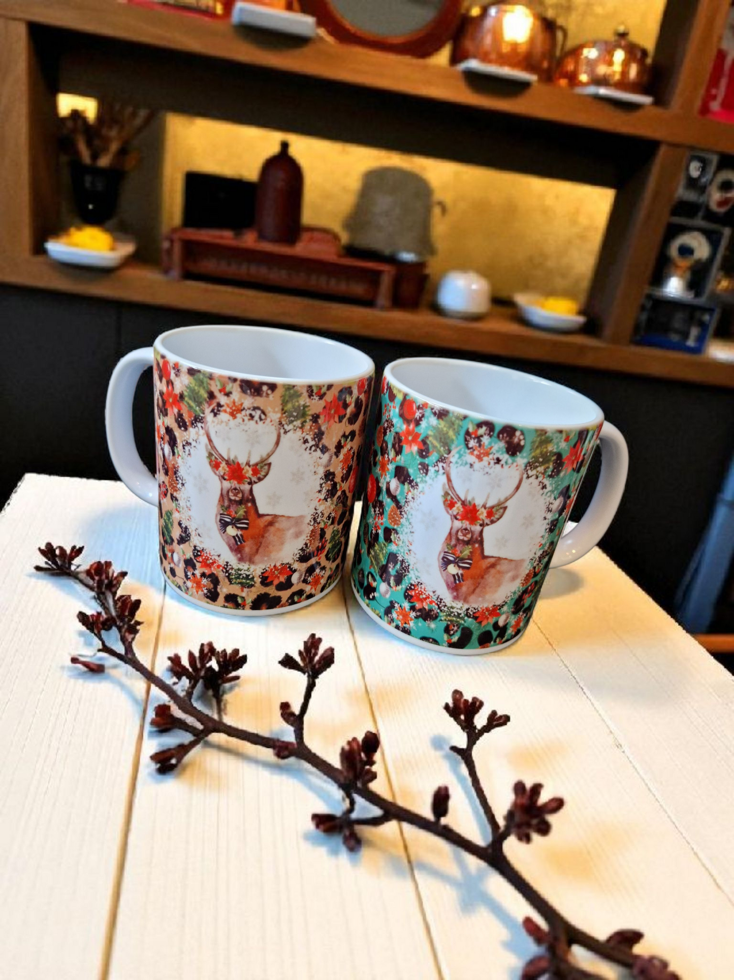Christmas mugs gift box