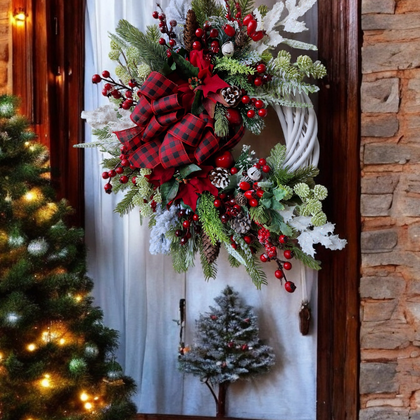 Christmas door wreath