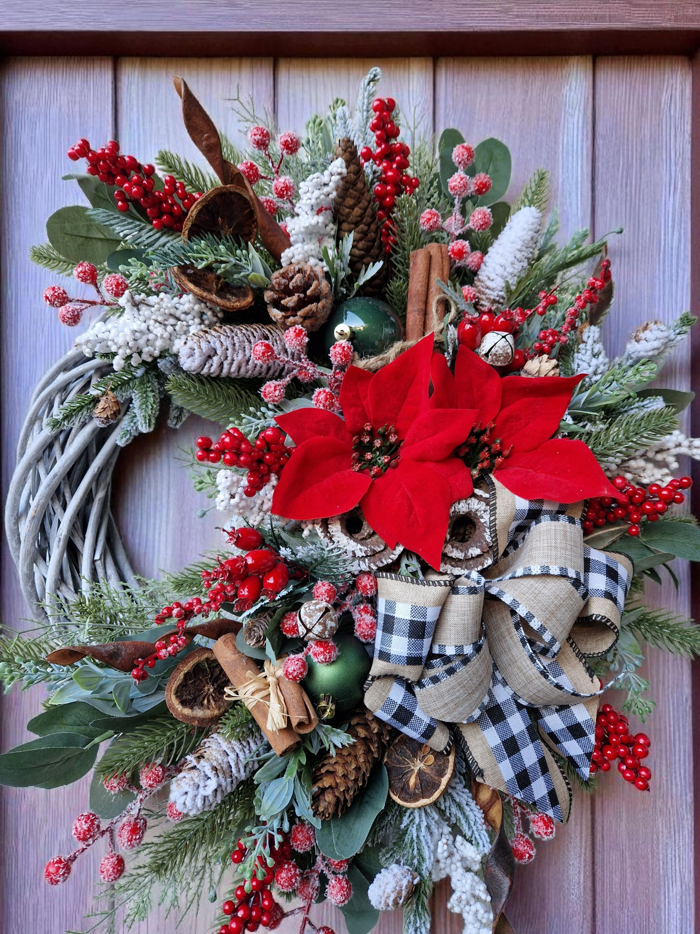 Christmas door wreath