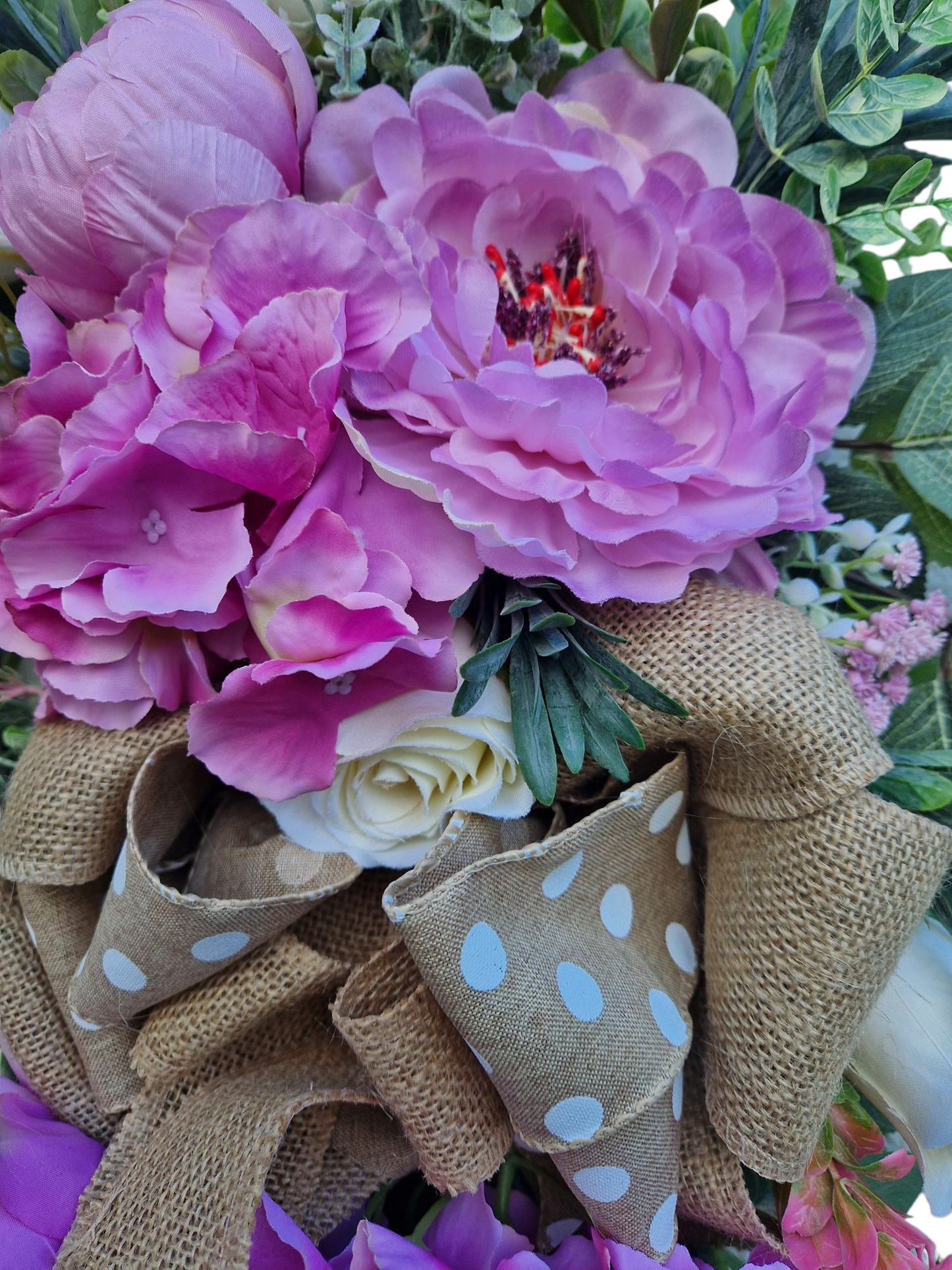 Flower door wreath