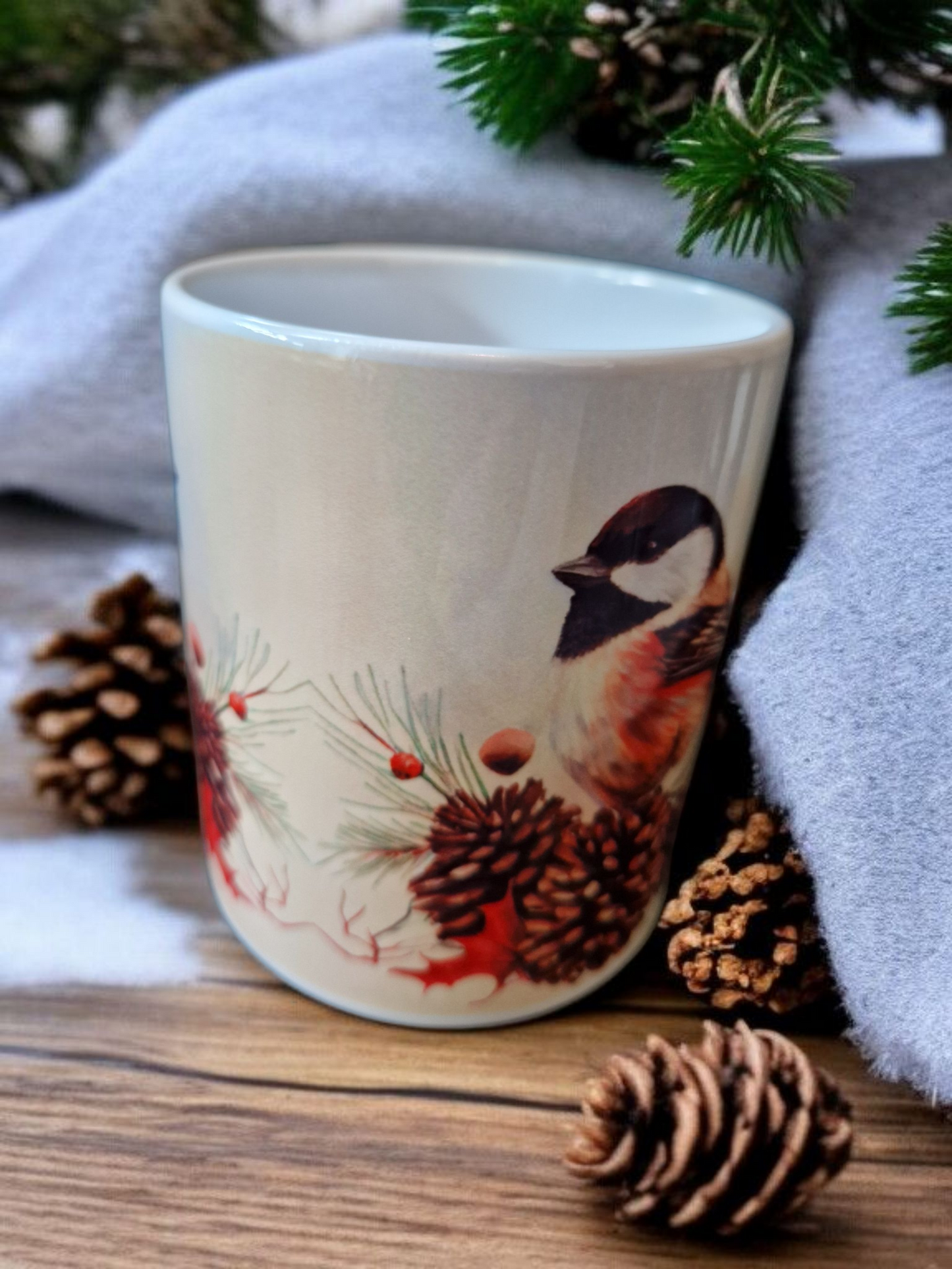 Christmas Cardinal gift mug