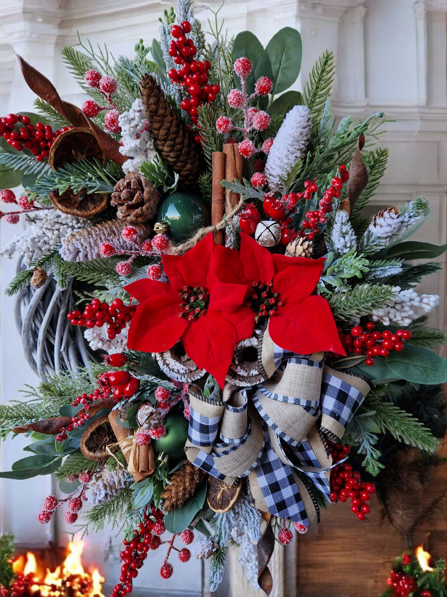 Christmas door wreath