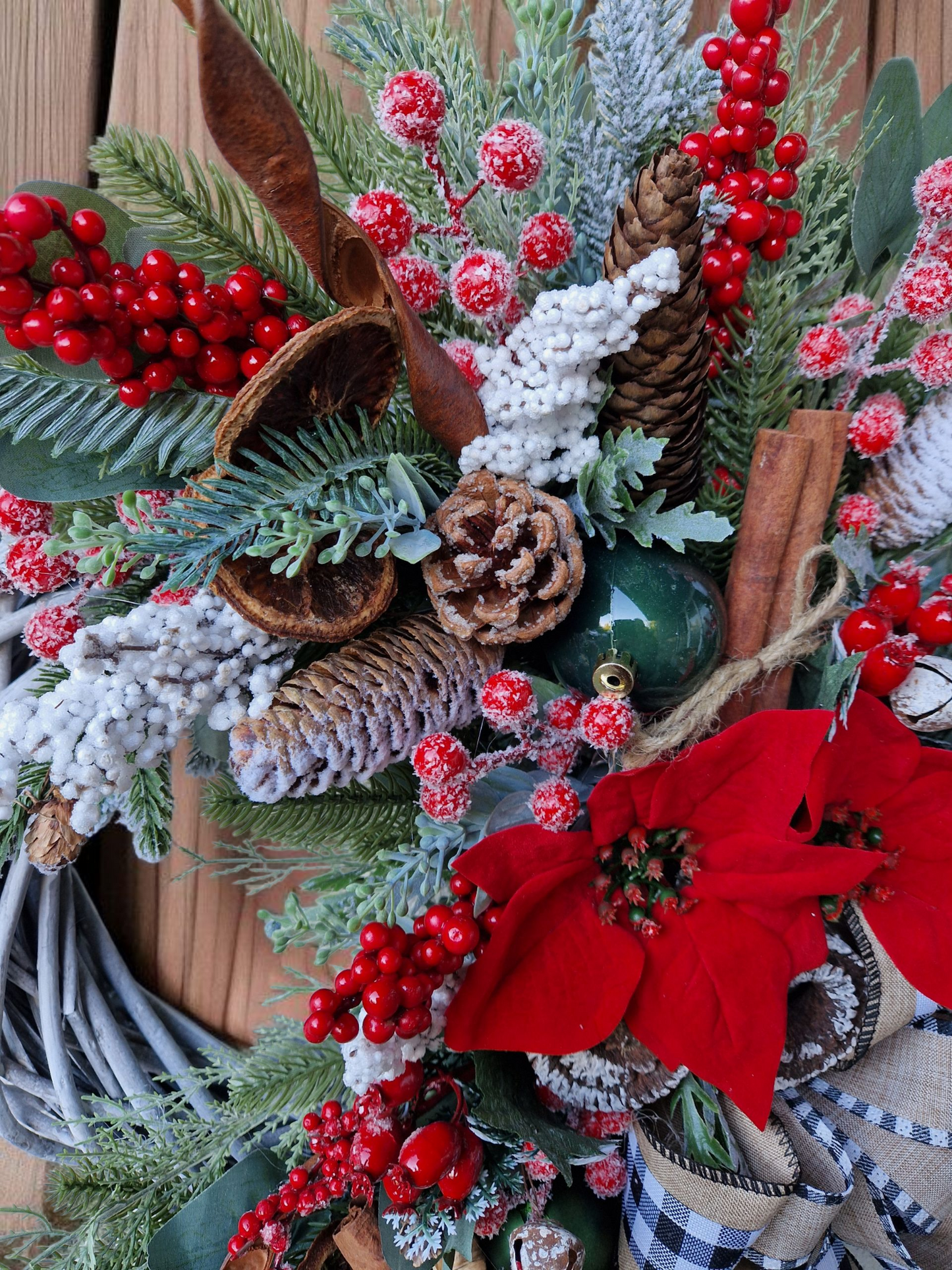 Christmas door wreath