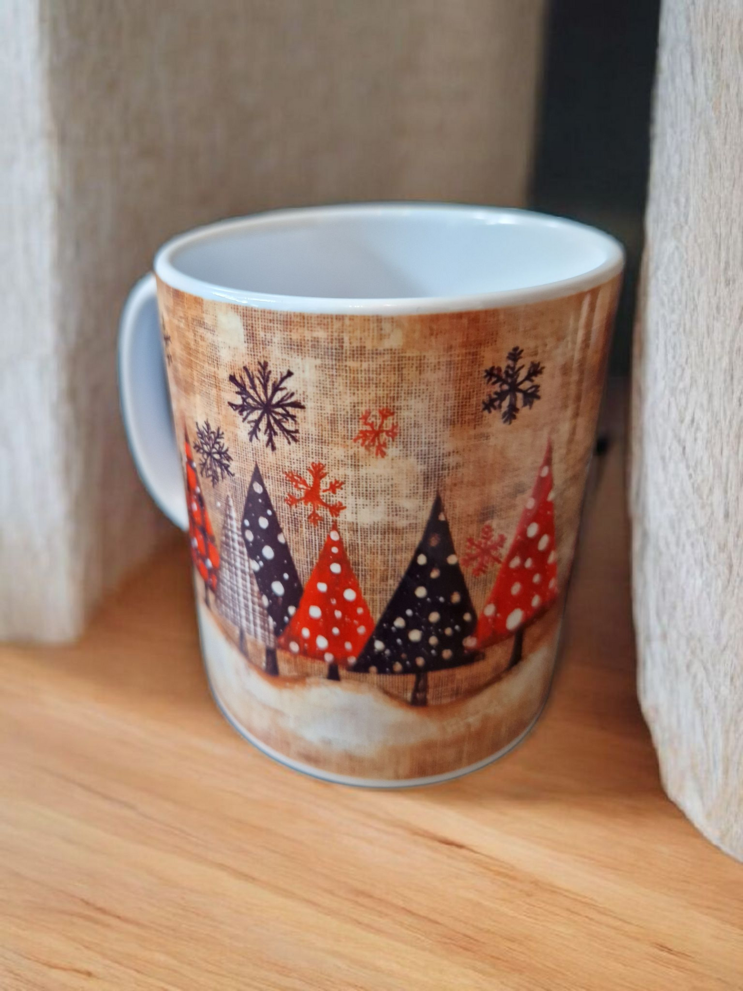 Christmas motif mug
