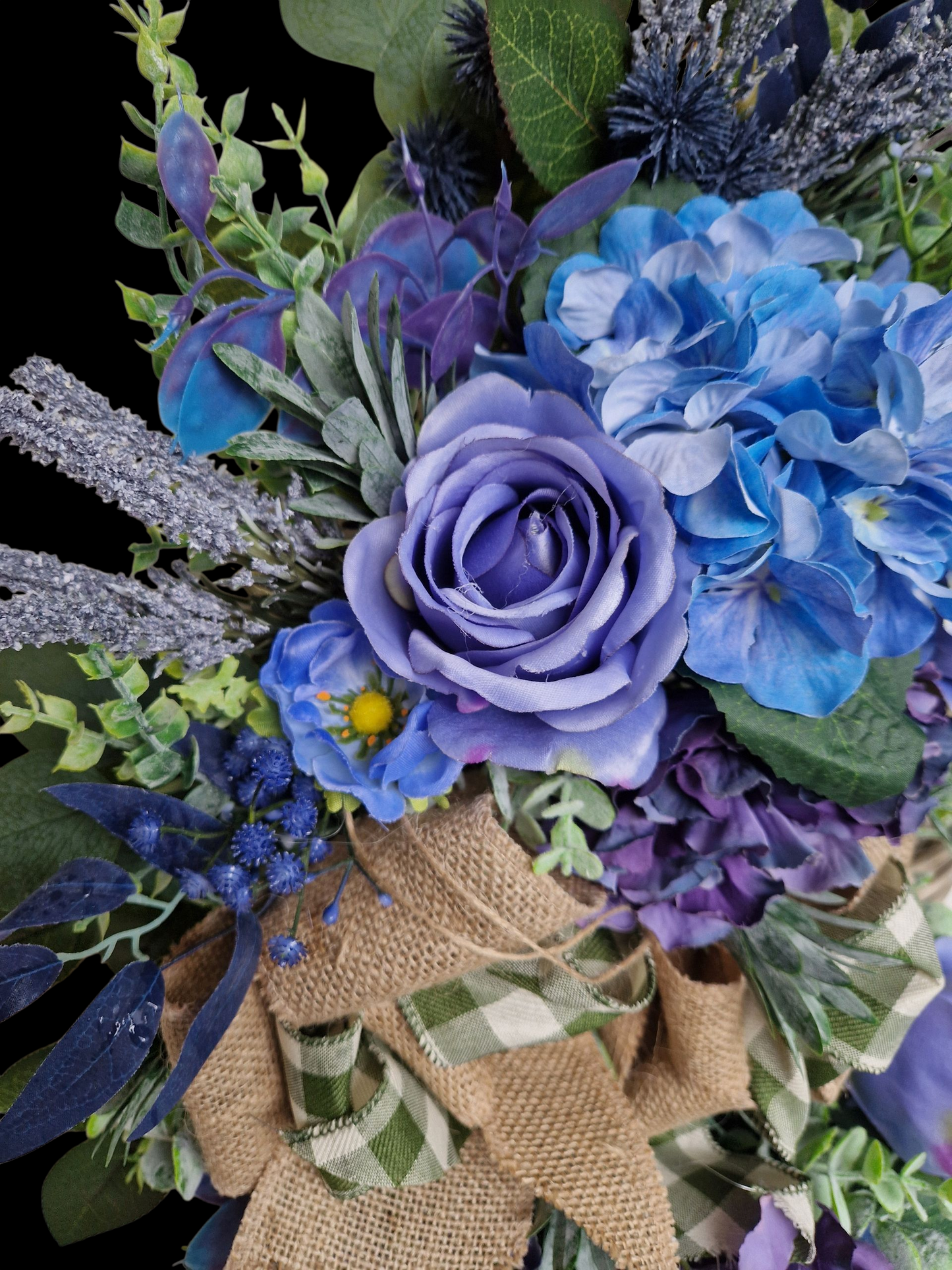 Flower door wreath