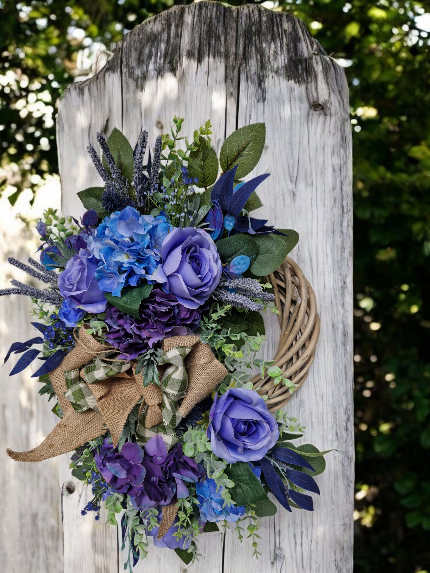 Flower door wreath