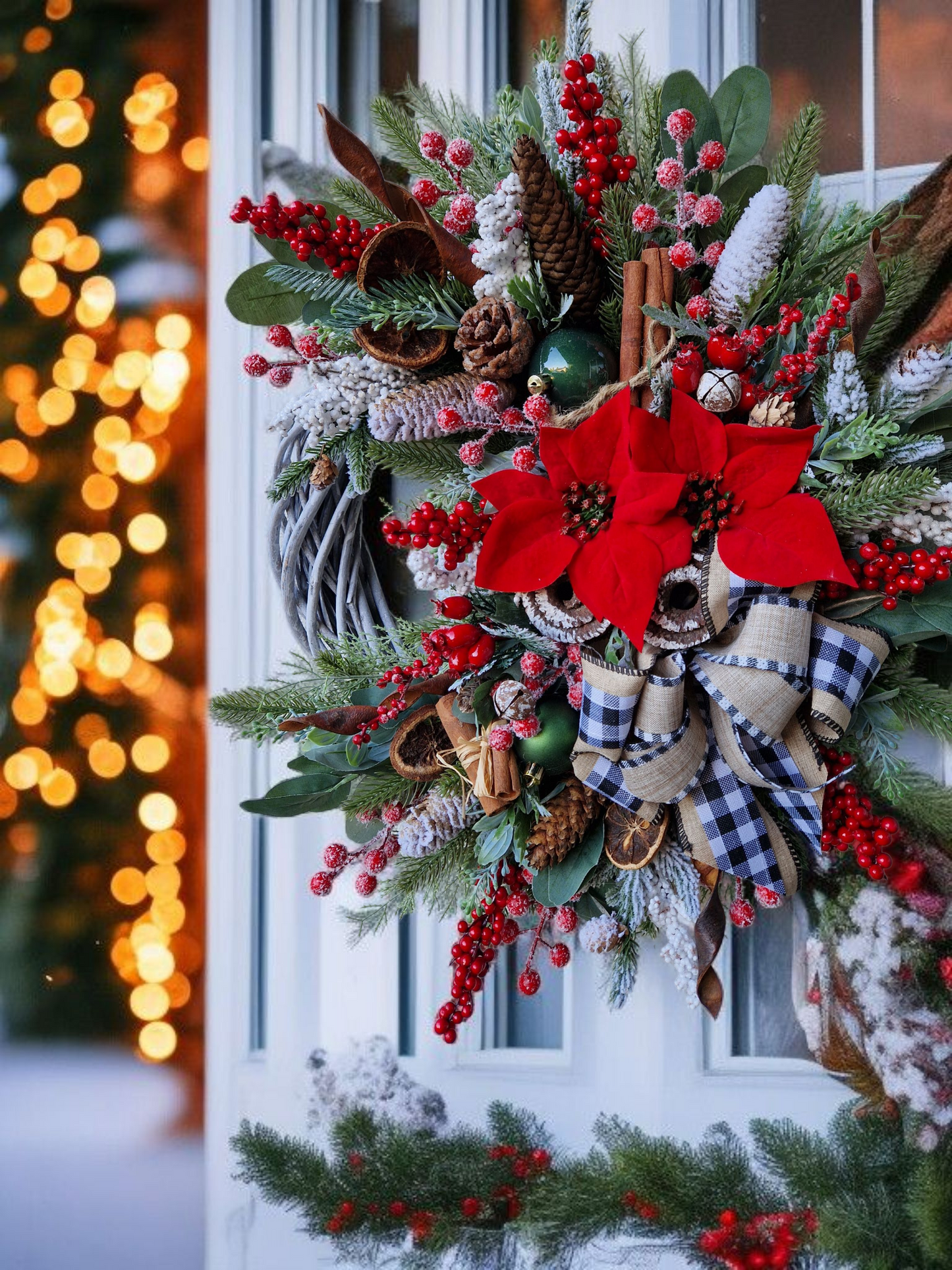 Christmas door wreath