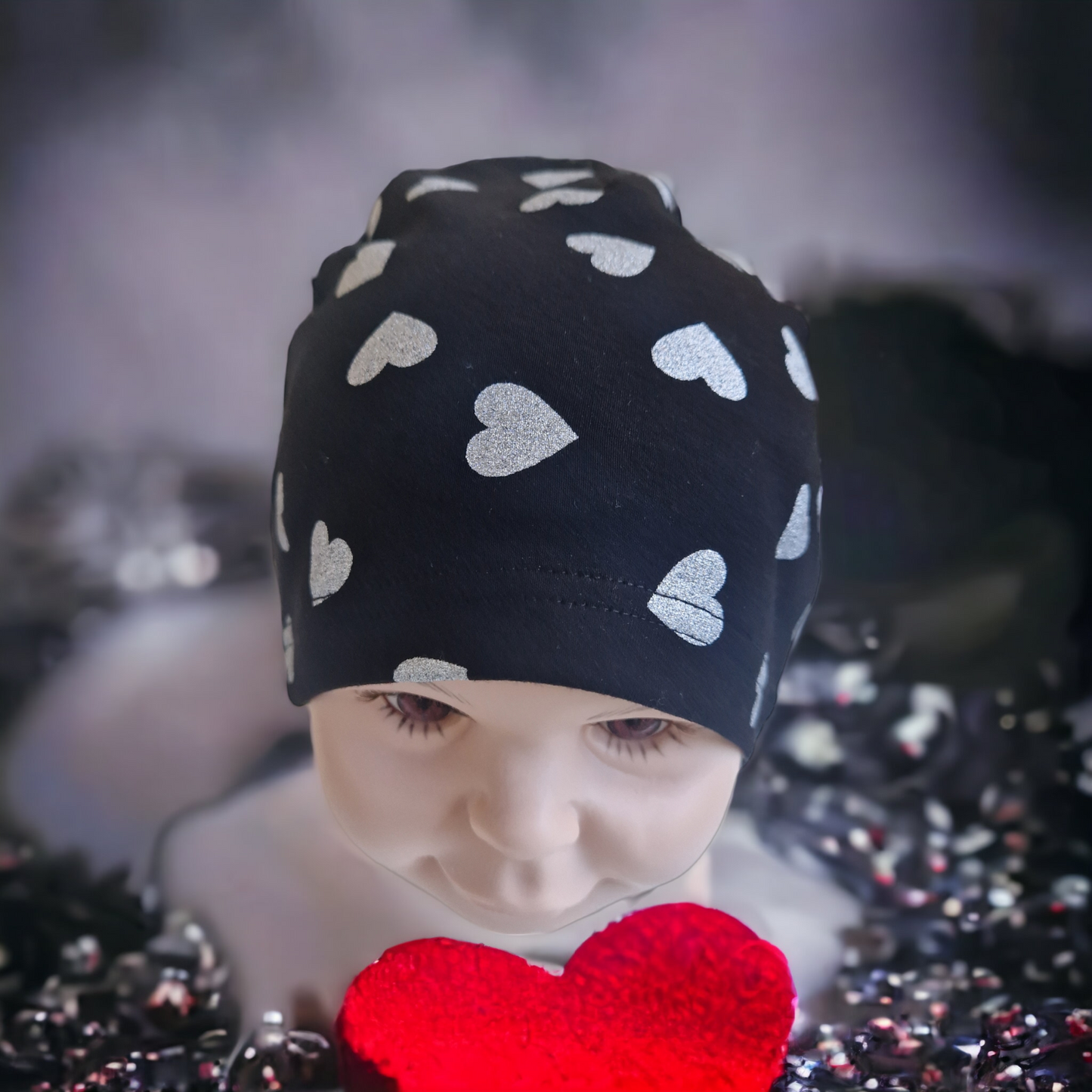 Children's patterned beanie hat