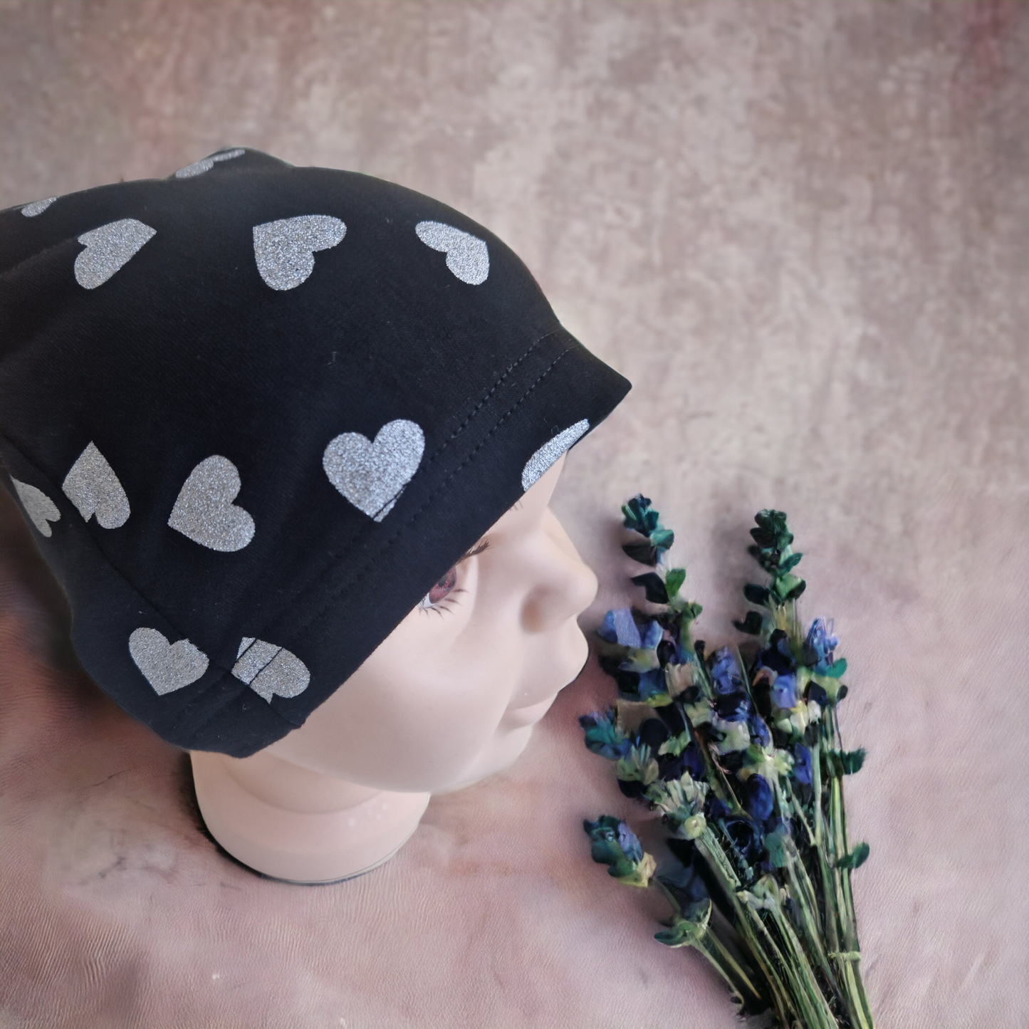 Children's patterned beanie hat