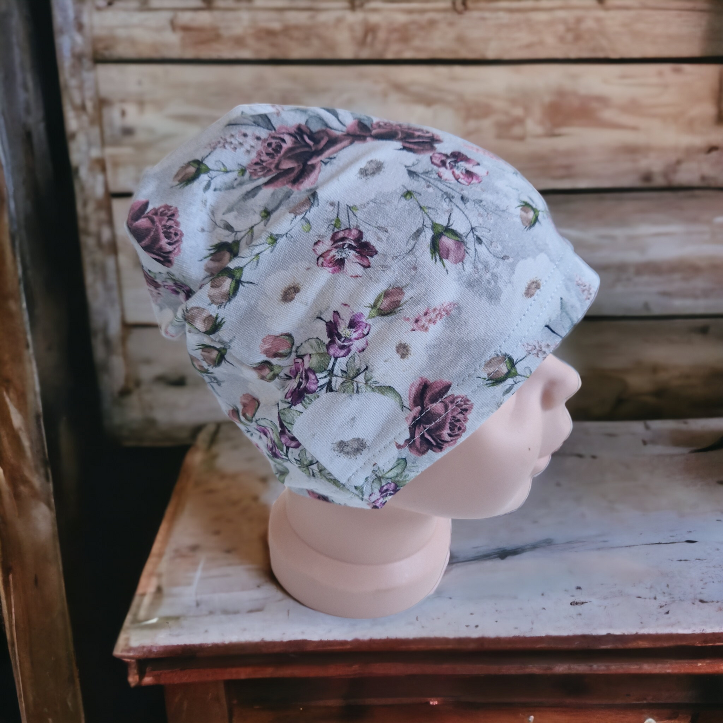 Children's patterned beanie hat