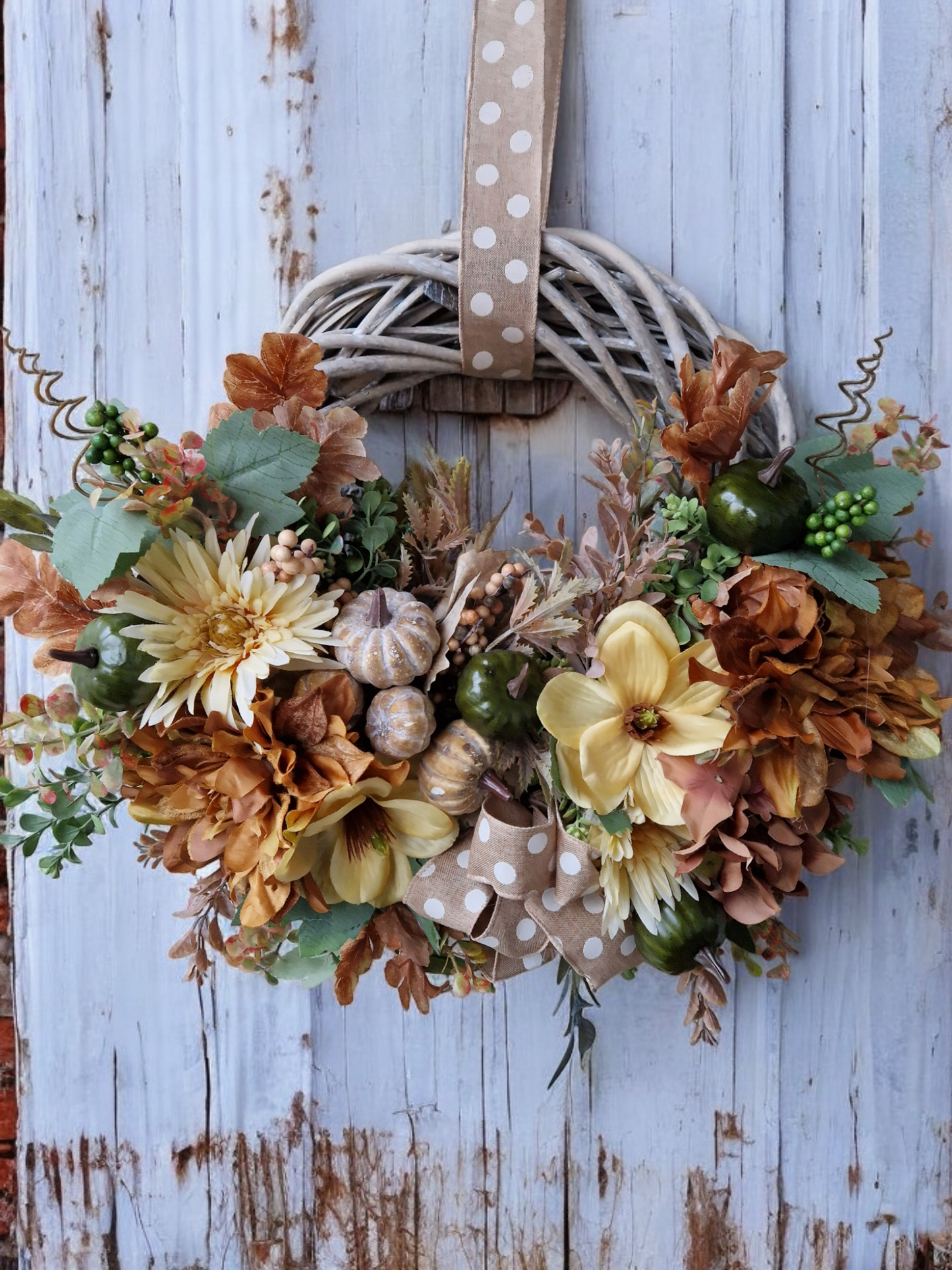 Door Autumn wreath