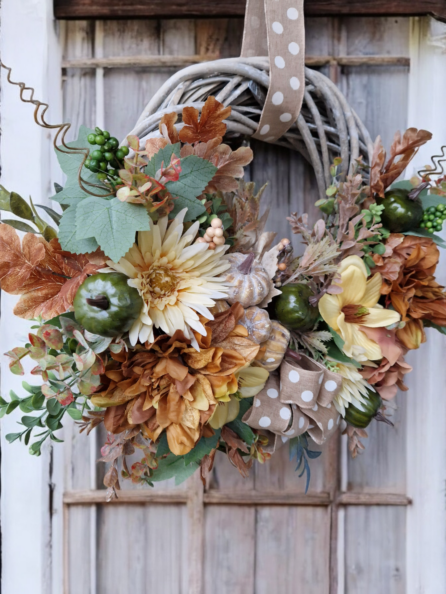 Door Autumn wreath