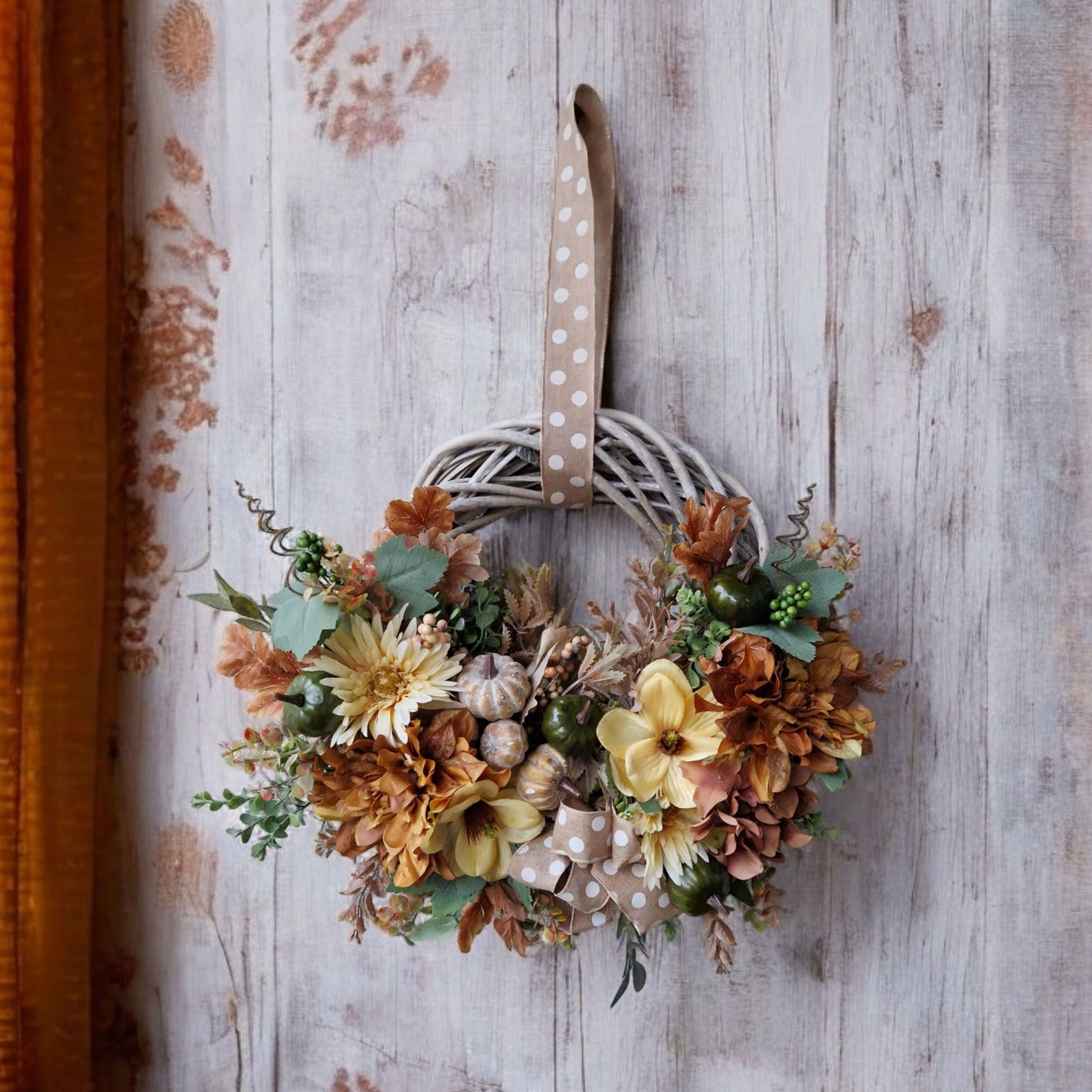 Door Autumn wreath