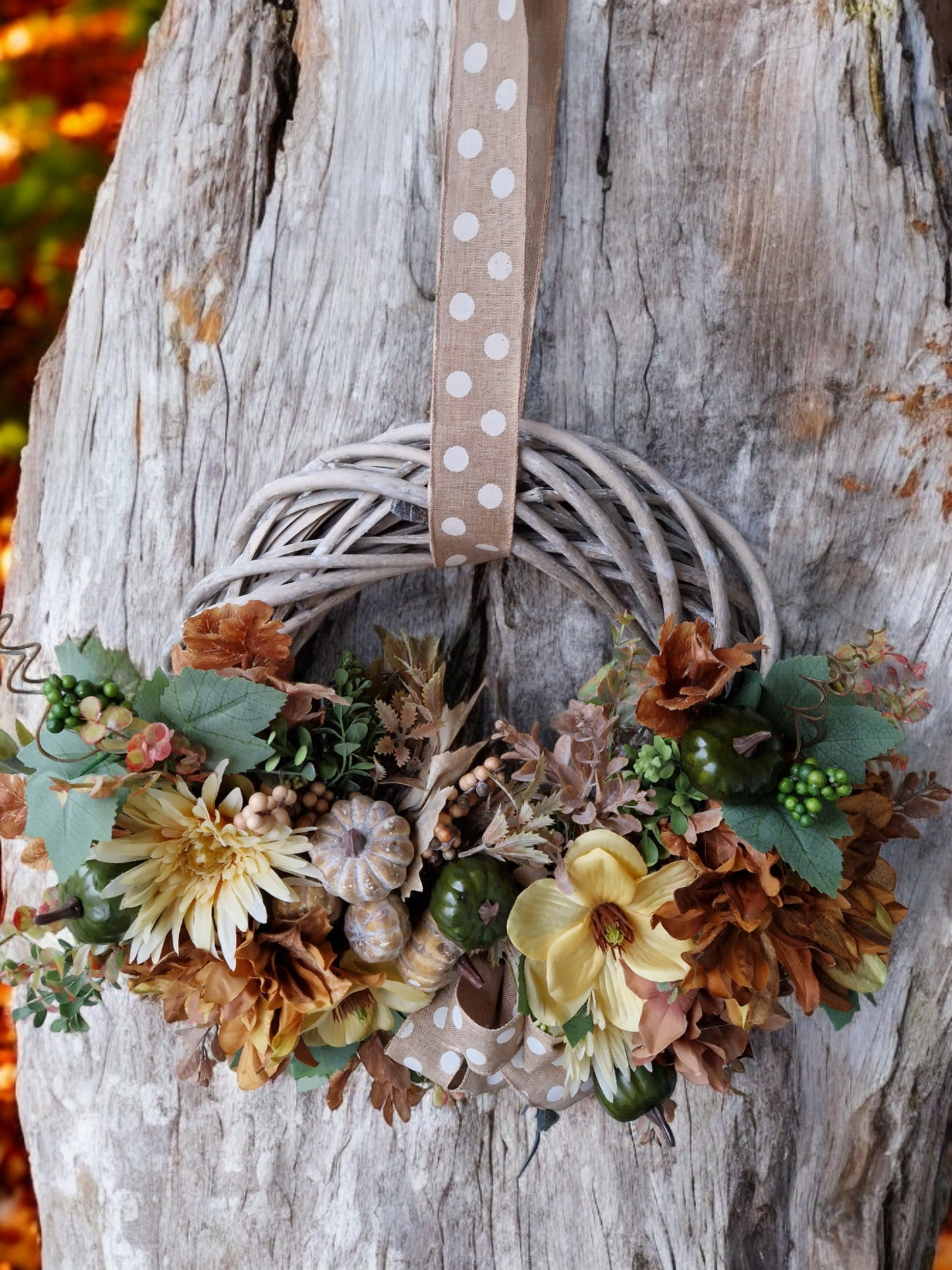 Door Autumn wreath