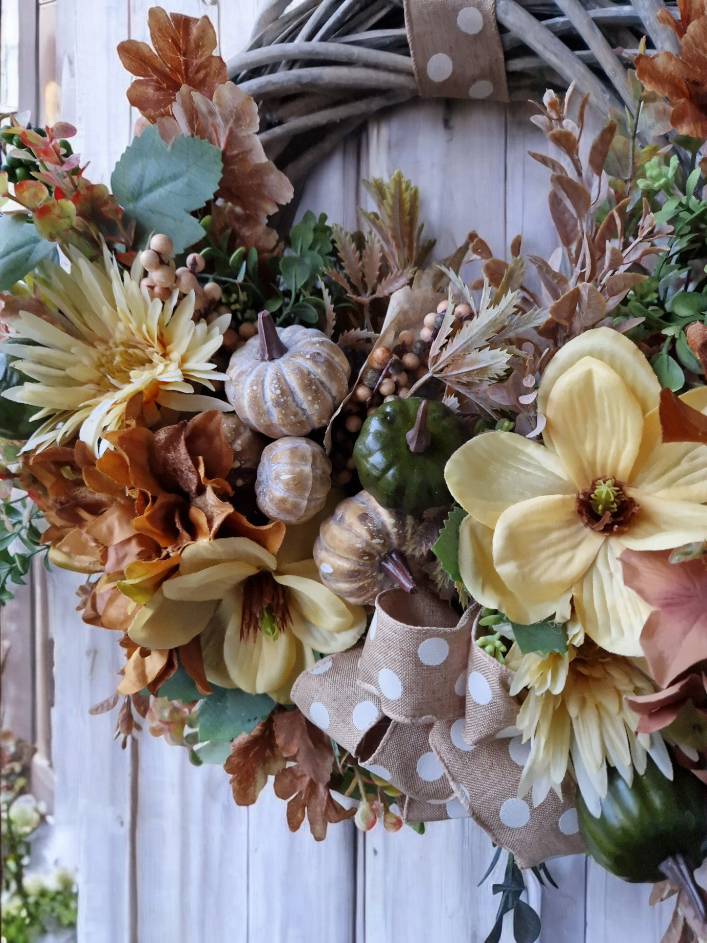 Door Autumn wreath