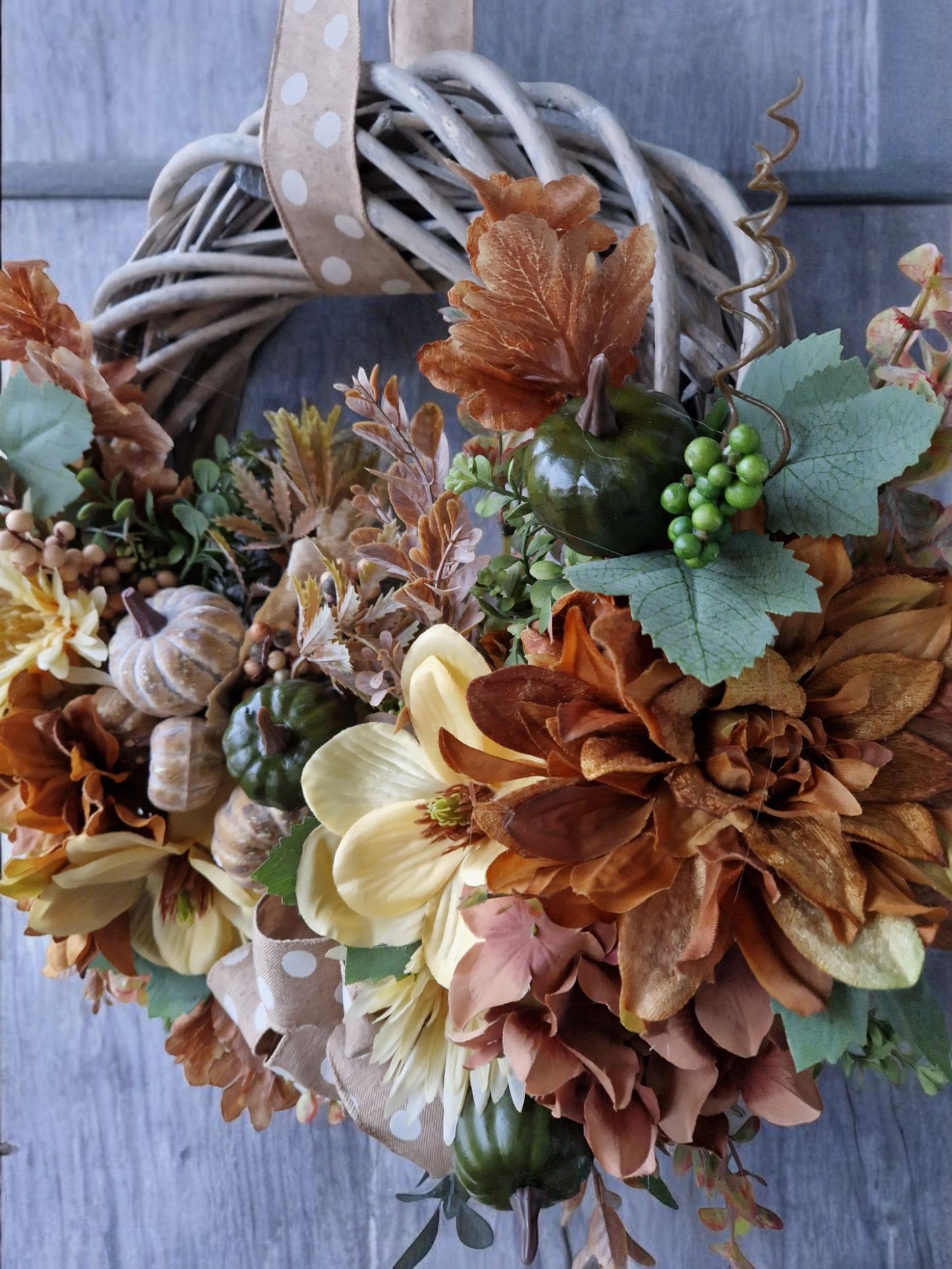 Door Autumn wreath