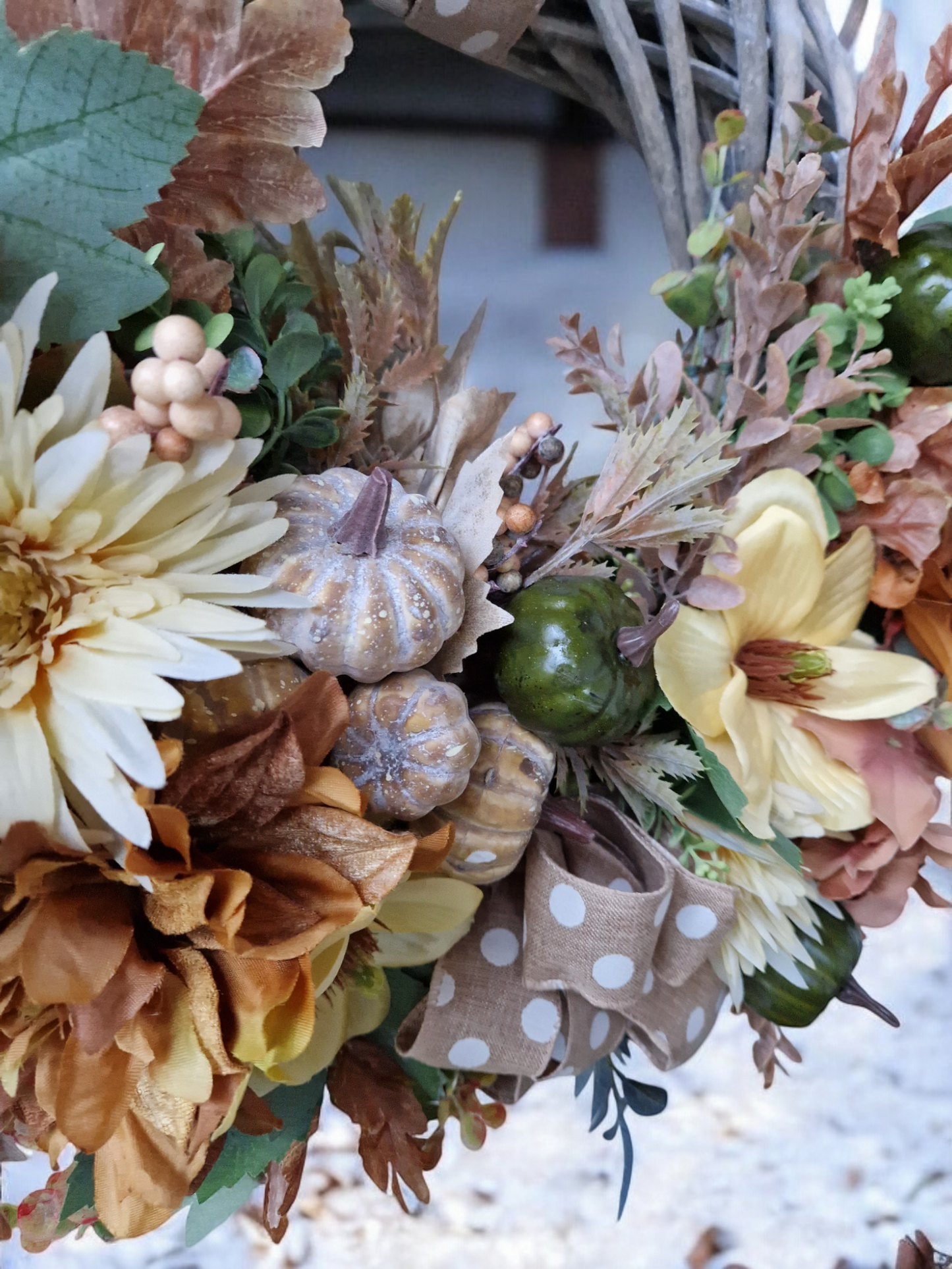 Door Autumn wreath