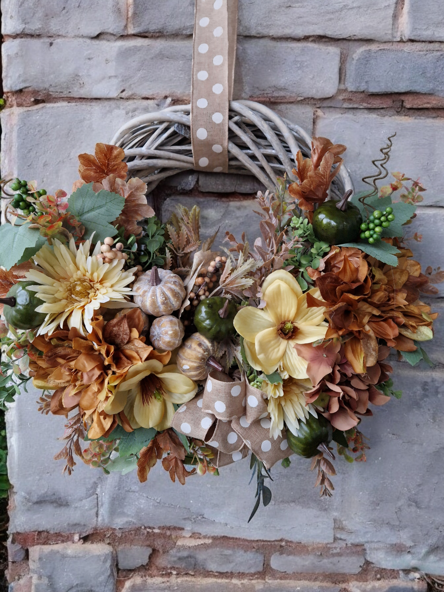 Door Autumn wreath