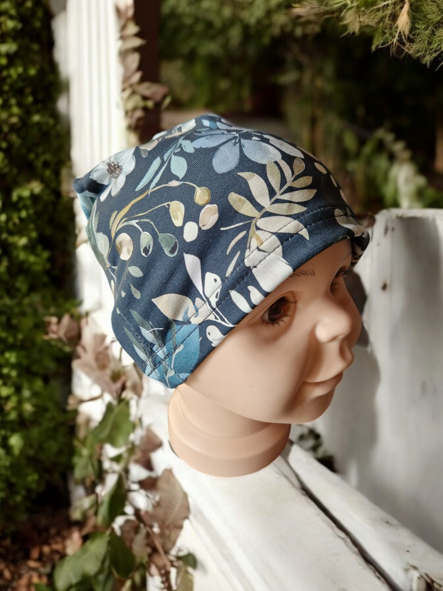 Children's patterned beanie hat