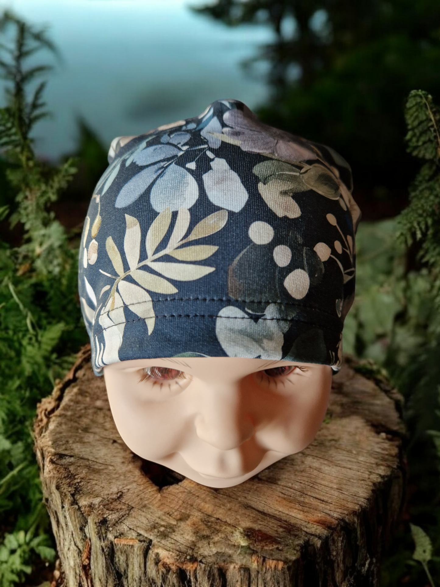 Children's patterned beanie hat
