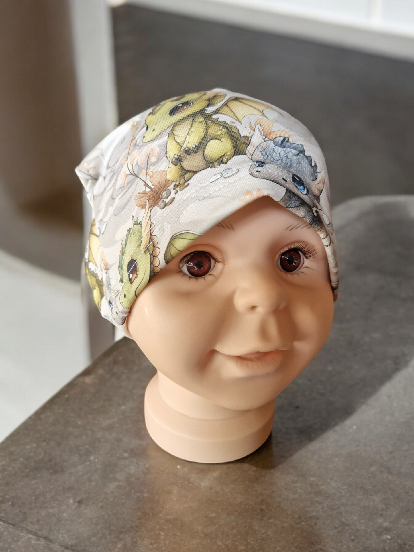 Children's patterned beanie hat