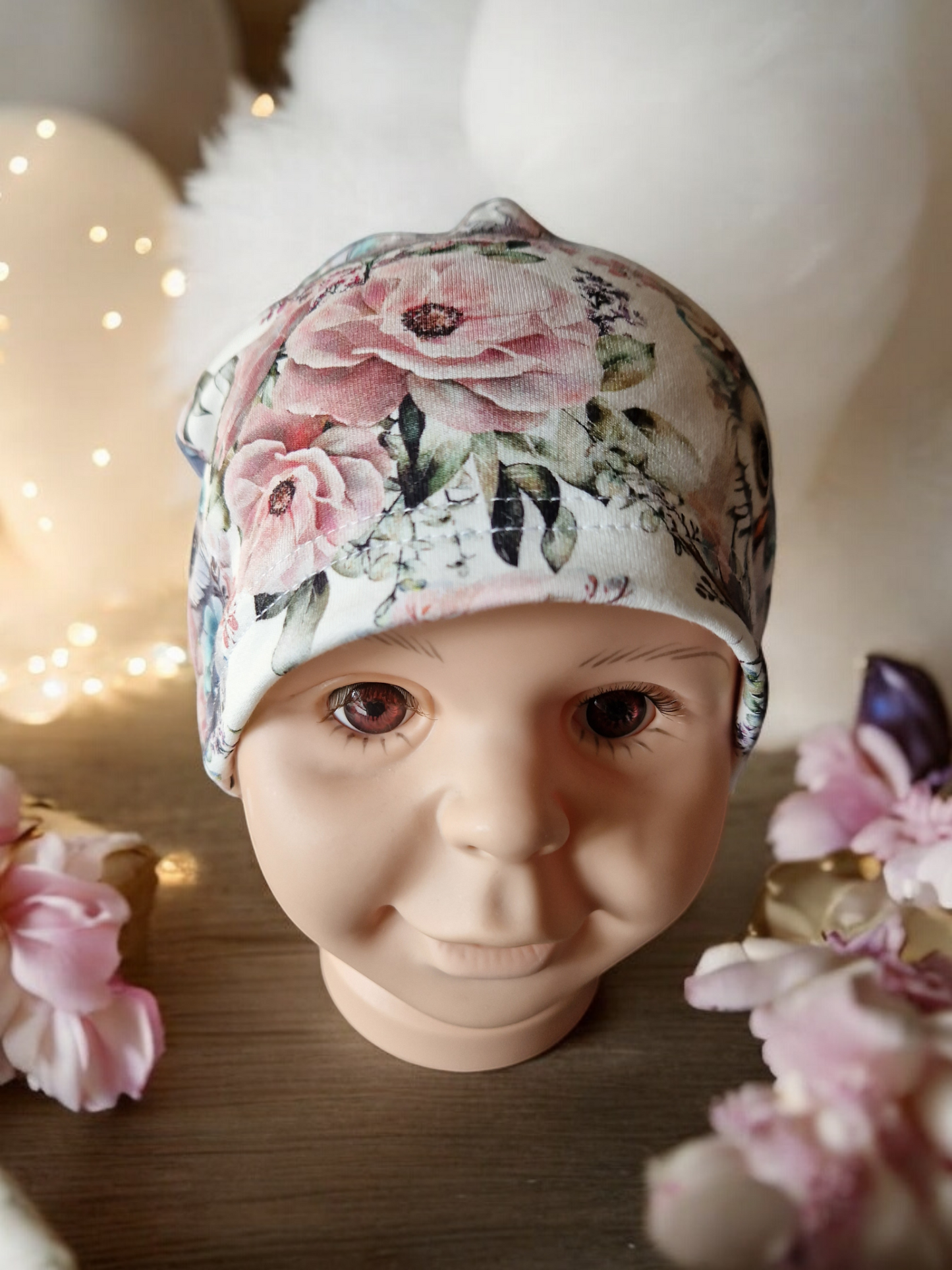 Children's patterned beanie hat