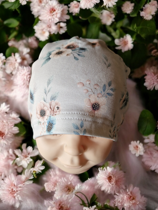 Children's patterned beanie hat