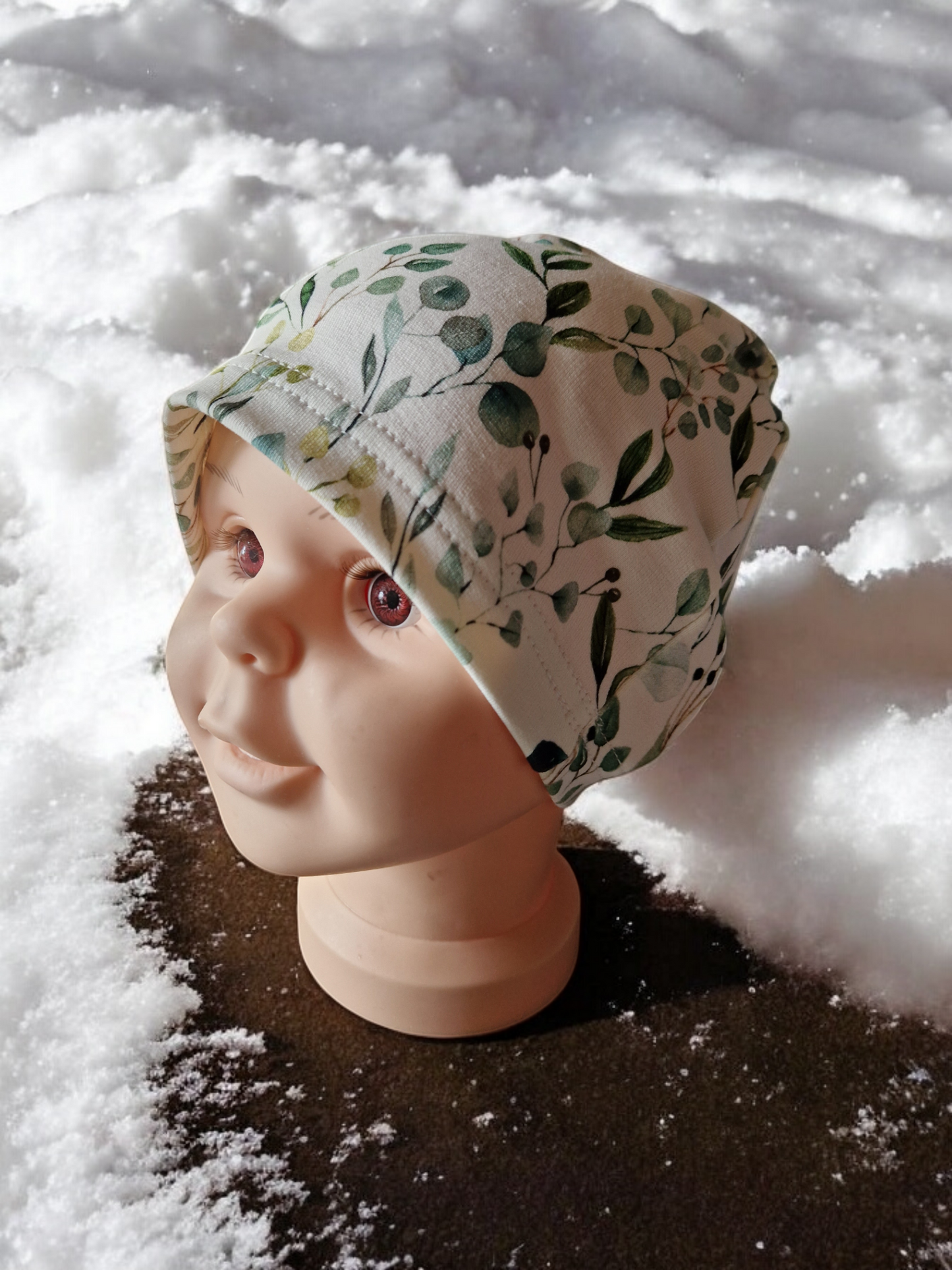 Children's patterned beanie hat