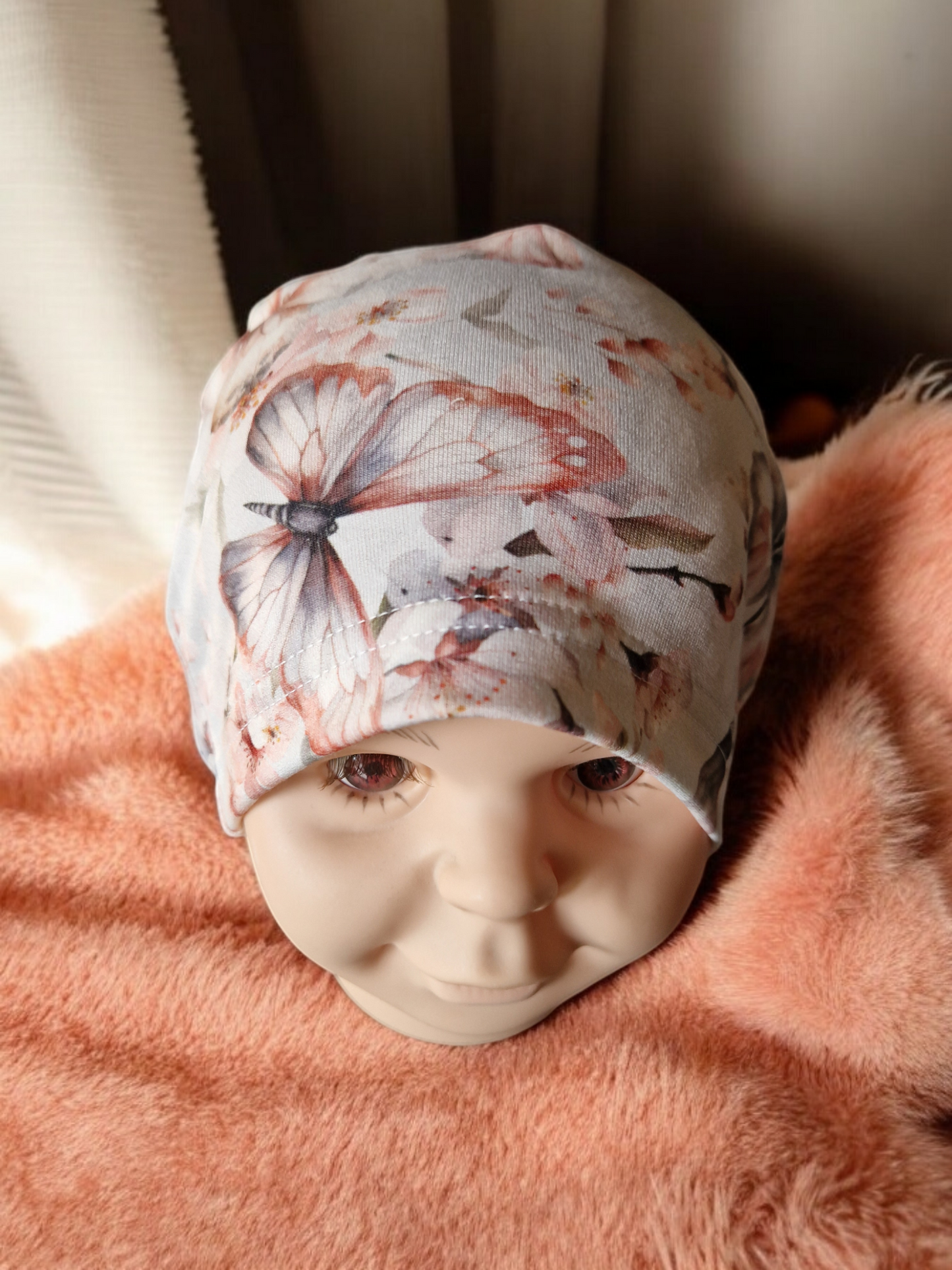 Children's patterned beanie hat