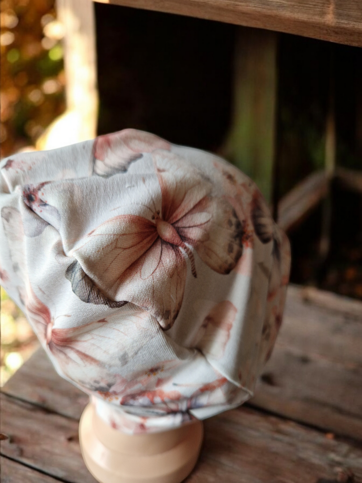 Children's patterned beanie hat