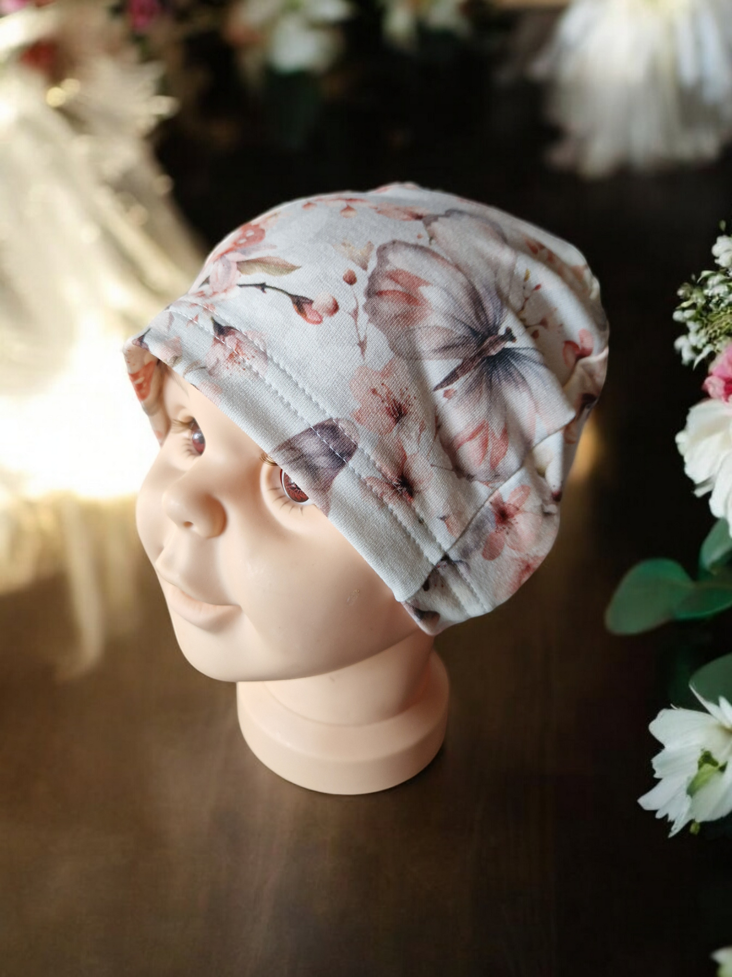 Children's patterned beanie hat