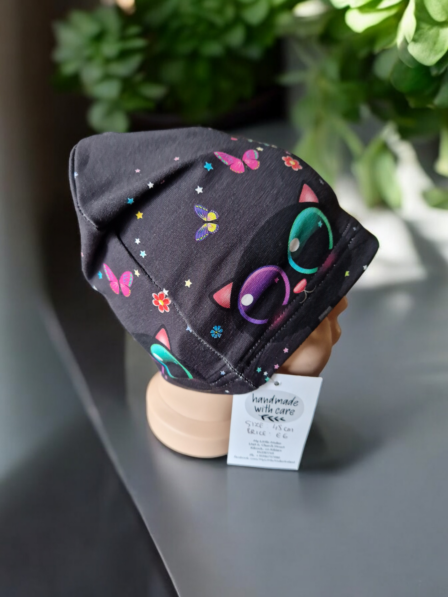 Children's patterned beanie hat