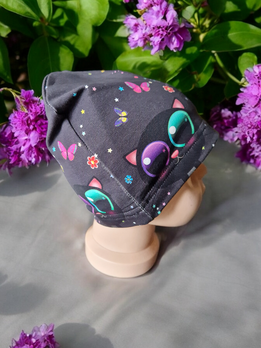 Children's patterned beanie hat