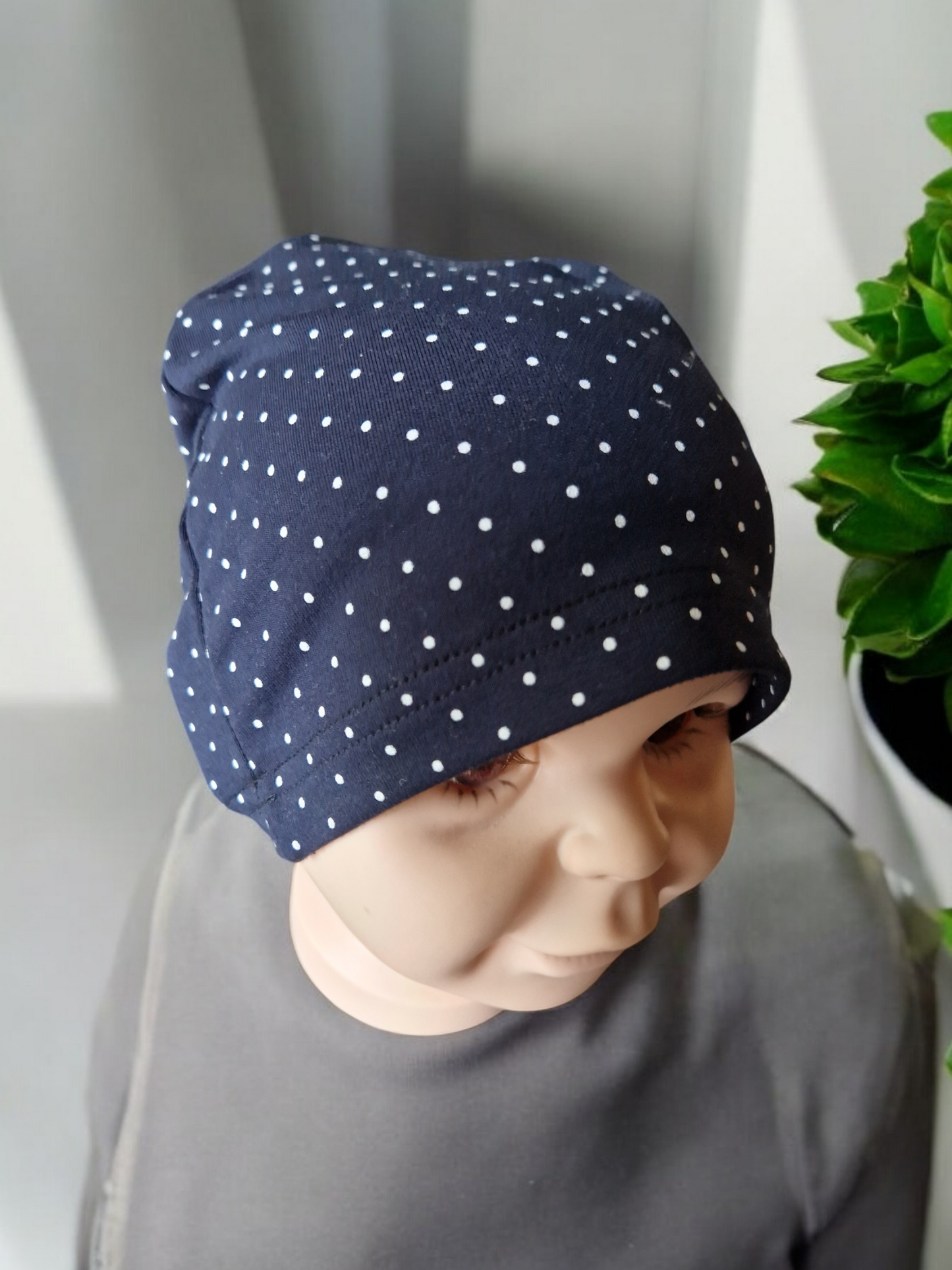 Children's patterned beanie hat