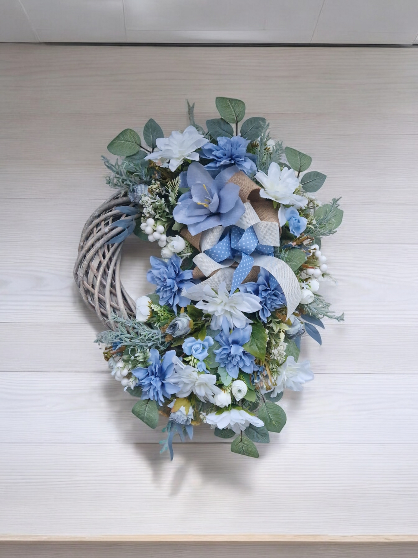 Flower door wreath