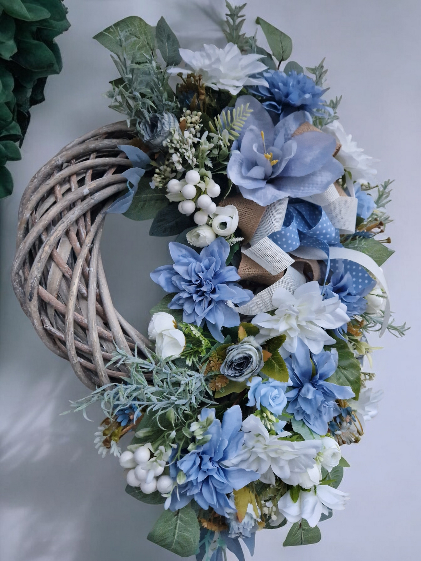 Flower door wreath